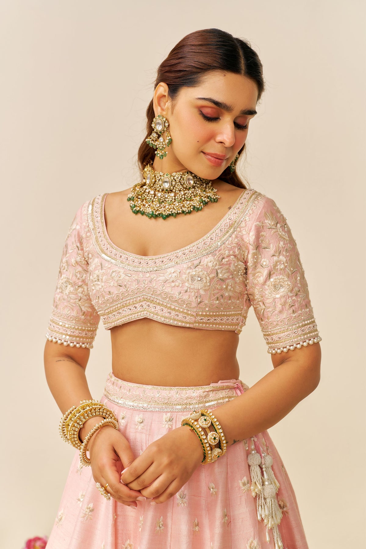 Fida Blush Pink Lehenga Set
