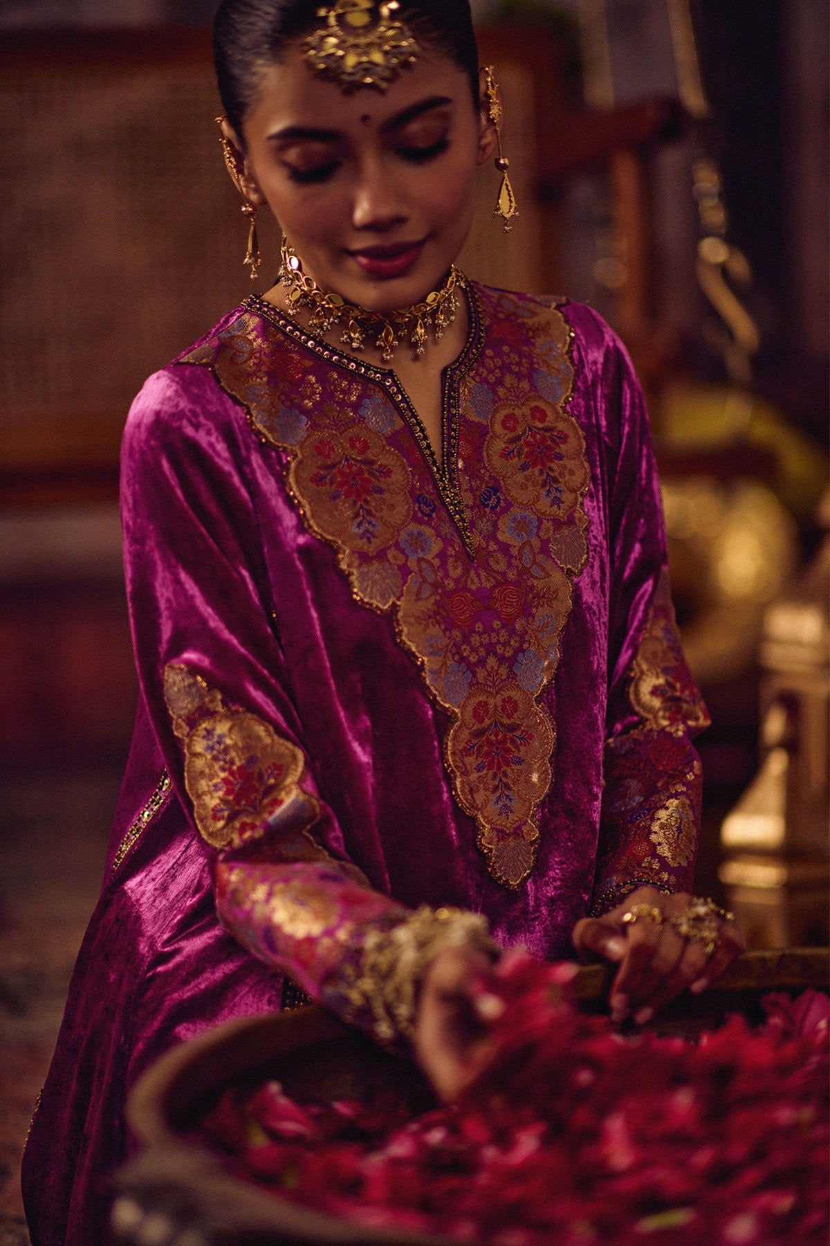 Gul Rang Kheem Khaab Kurta Set