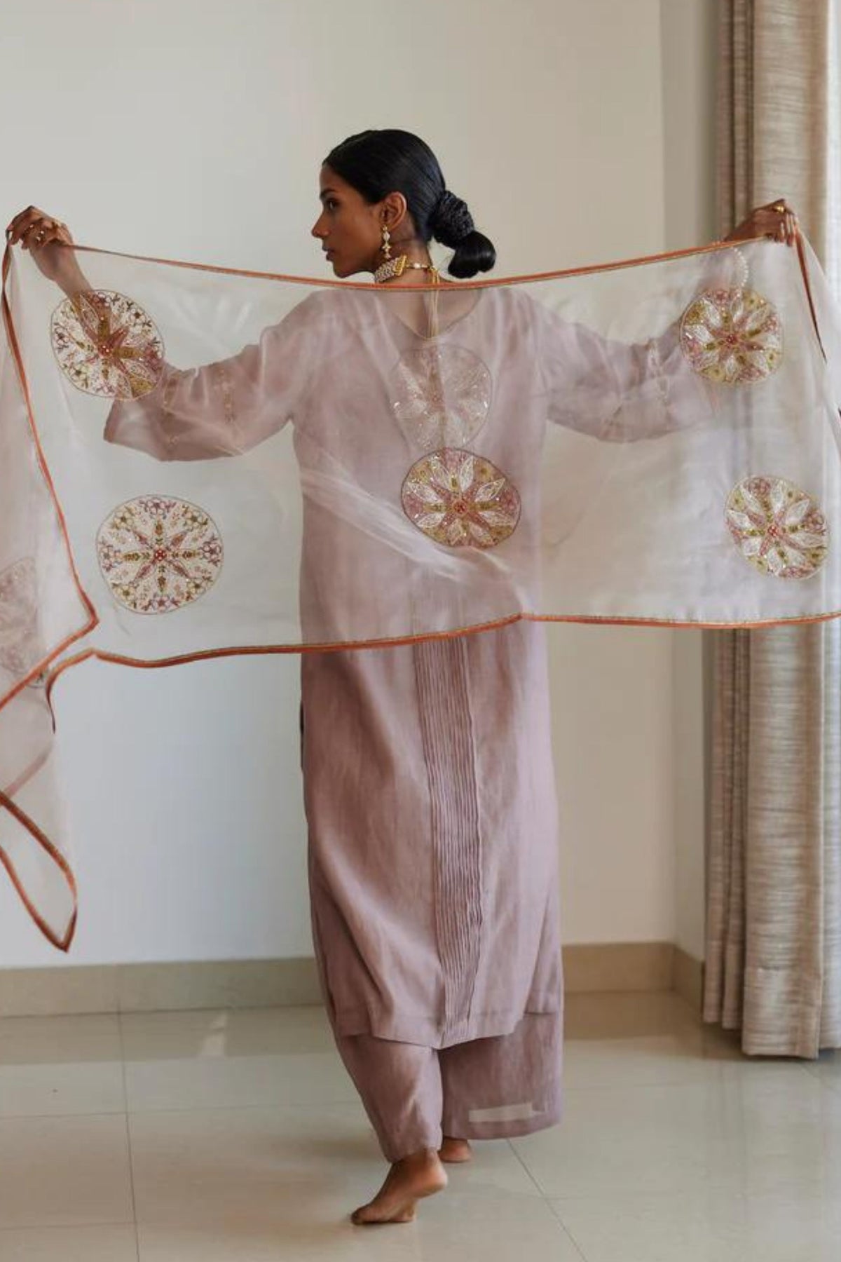 Grey Uday Dupatta