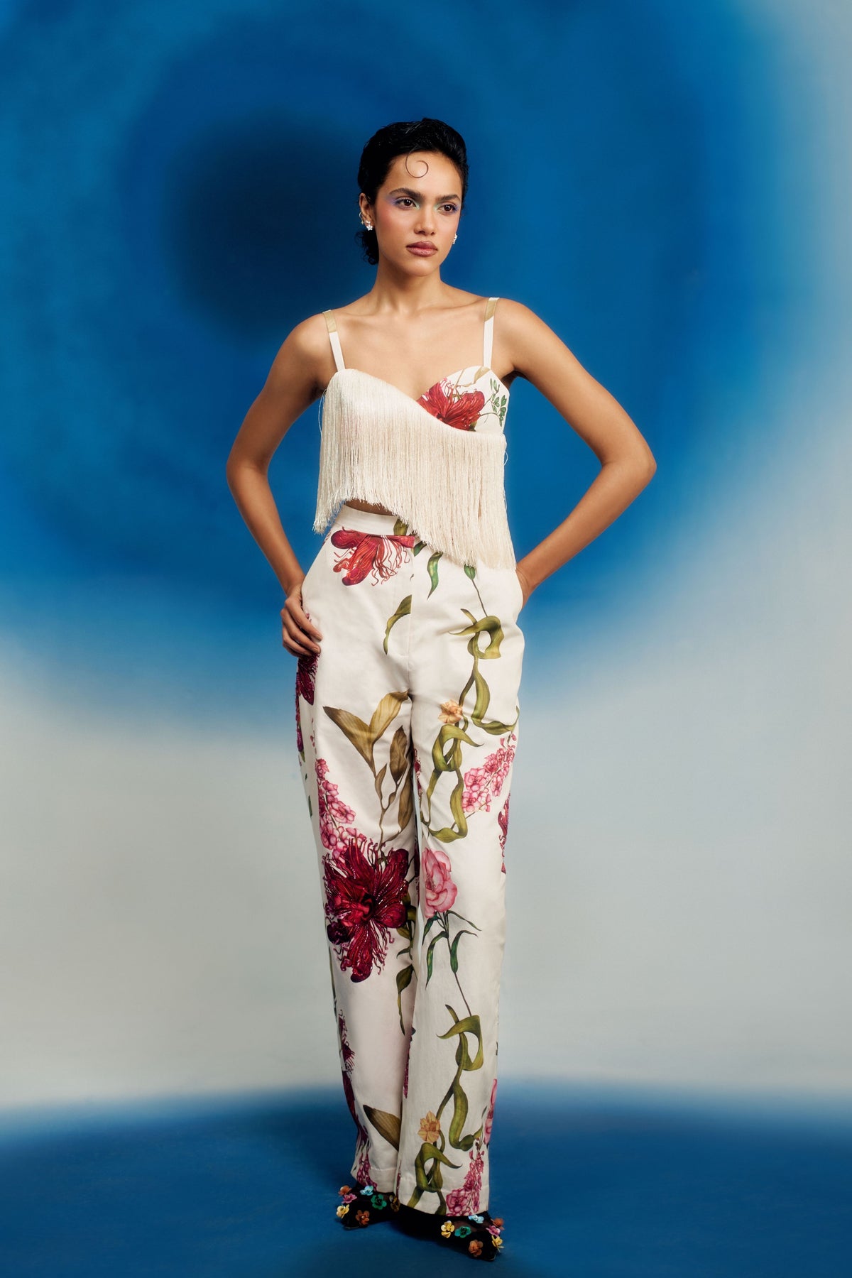 Printed Cotton Pants