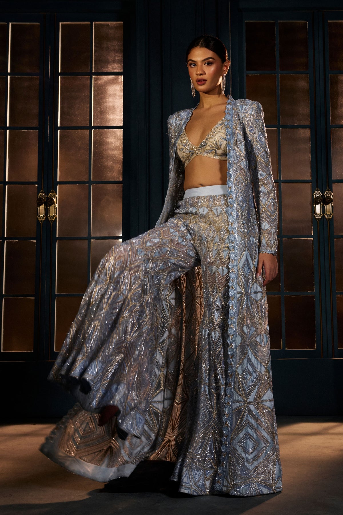 Bella Long Jacket Set