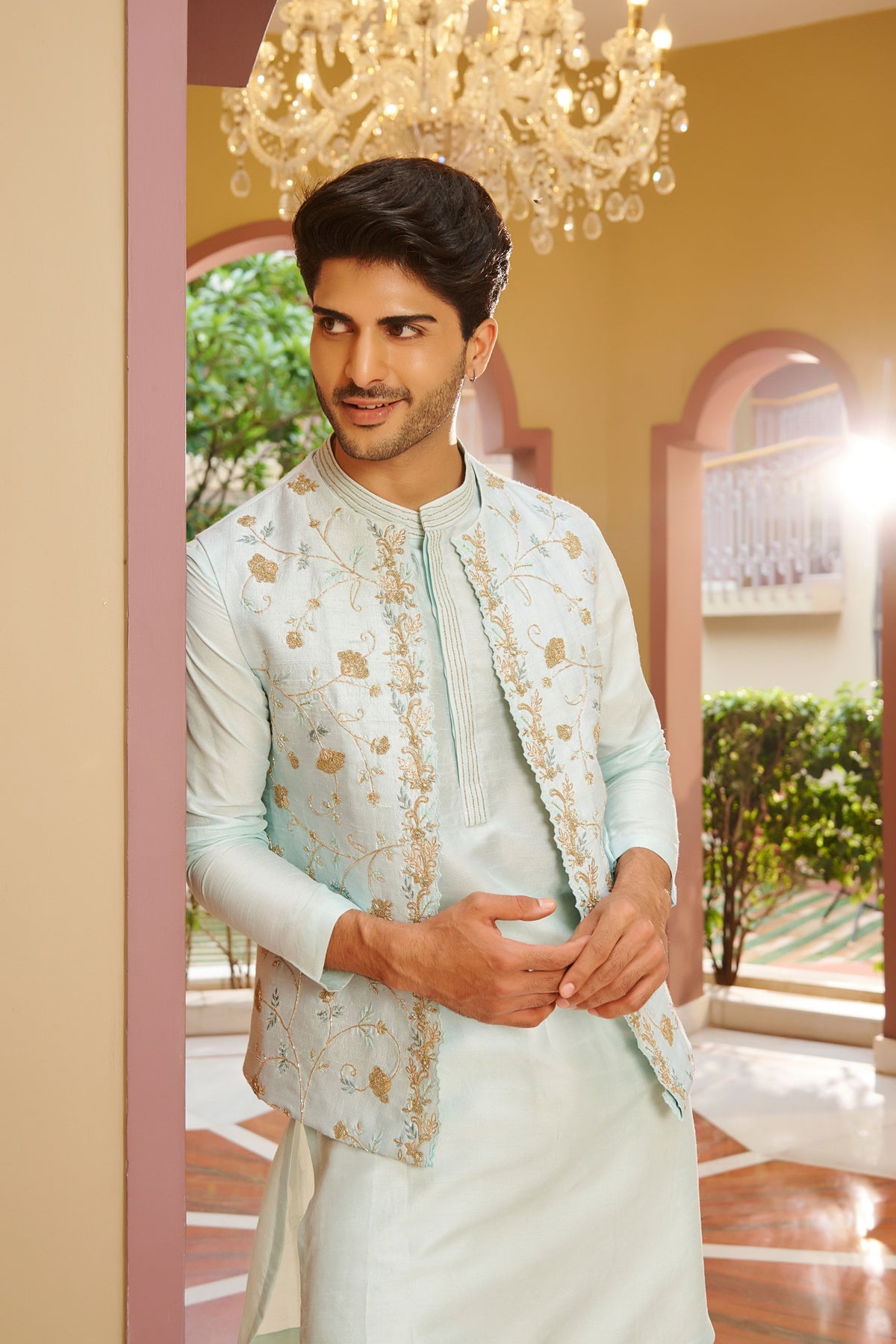 Gazal Nehru Jacket Set