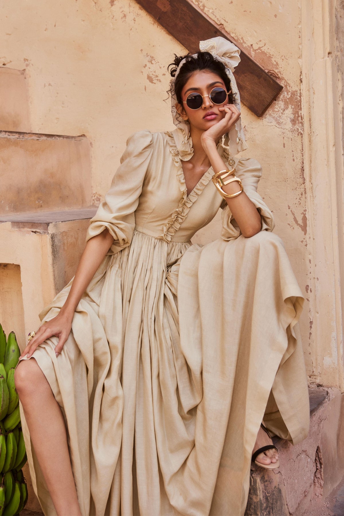 Ivory Comfy Maxi Dress