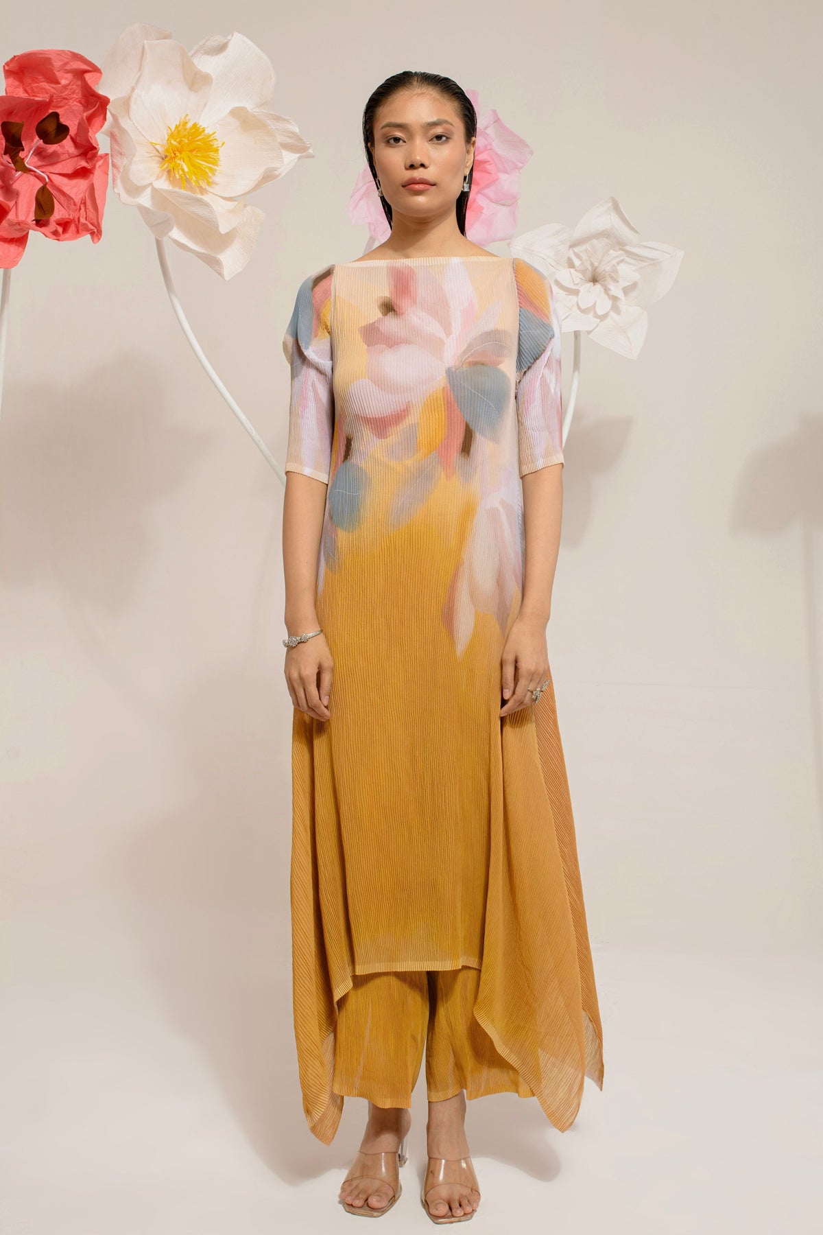 Butterscotch Yellow Tunic set