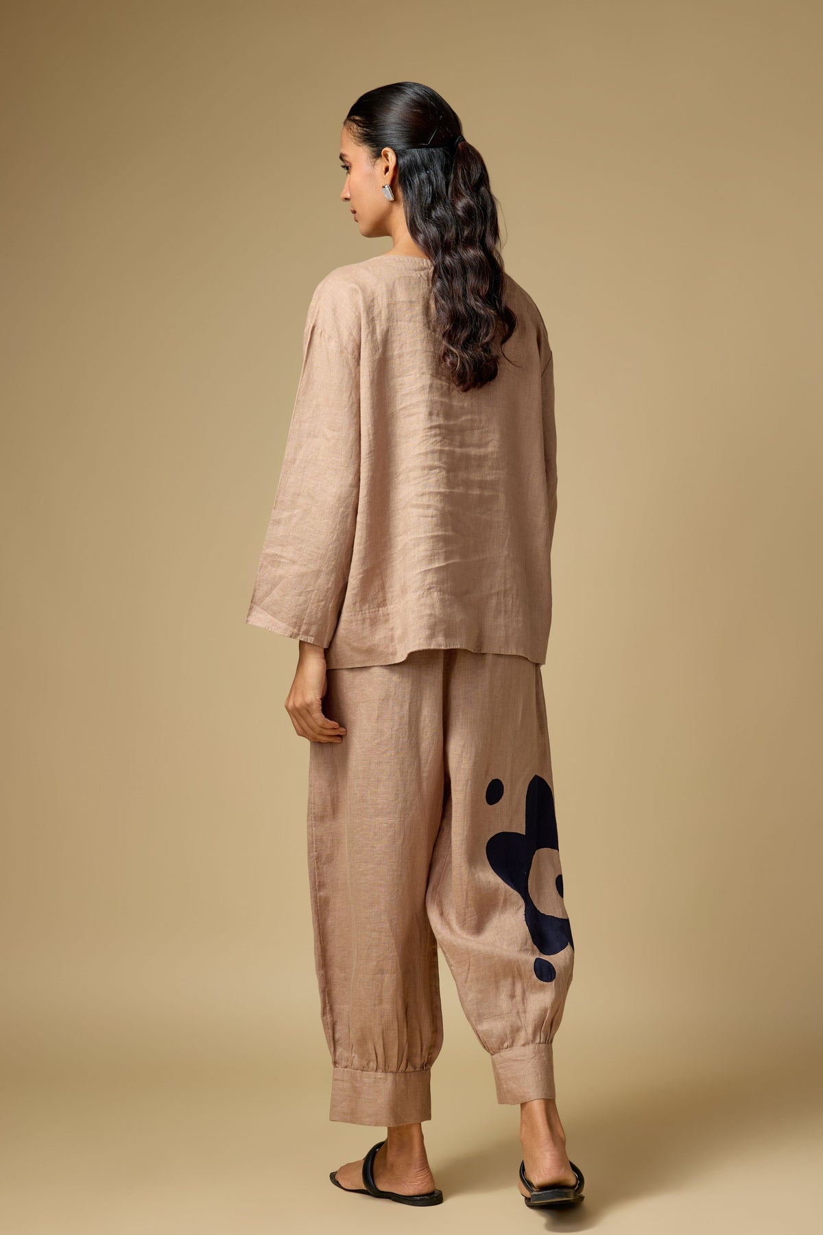 Khaki Floral Set