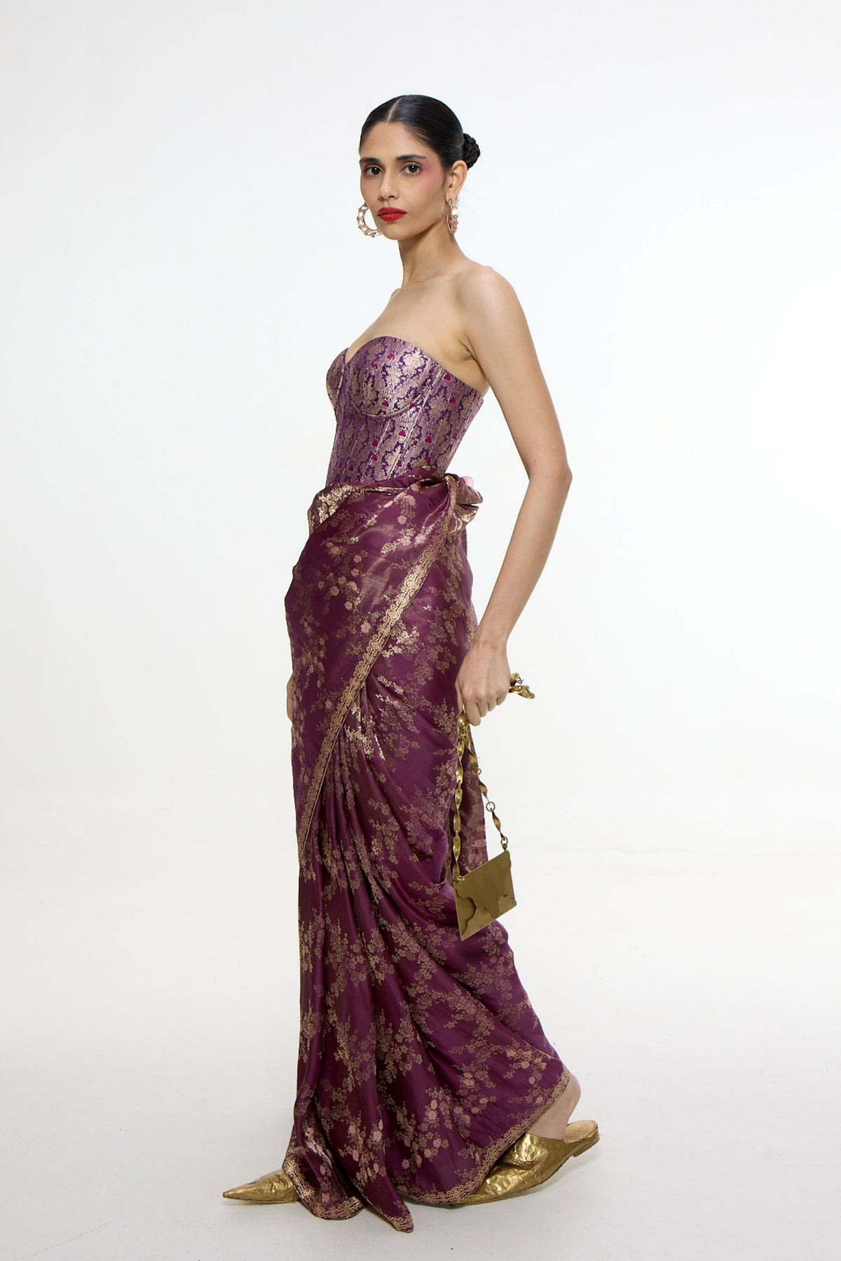 Handwoven Cocoa Brown Saree