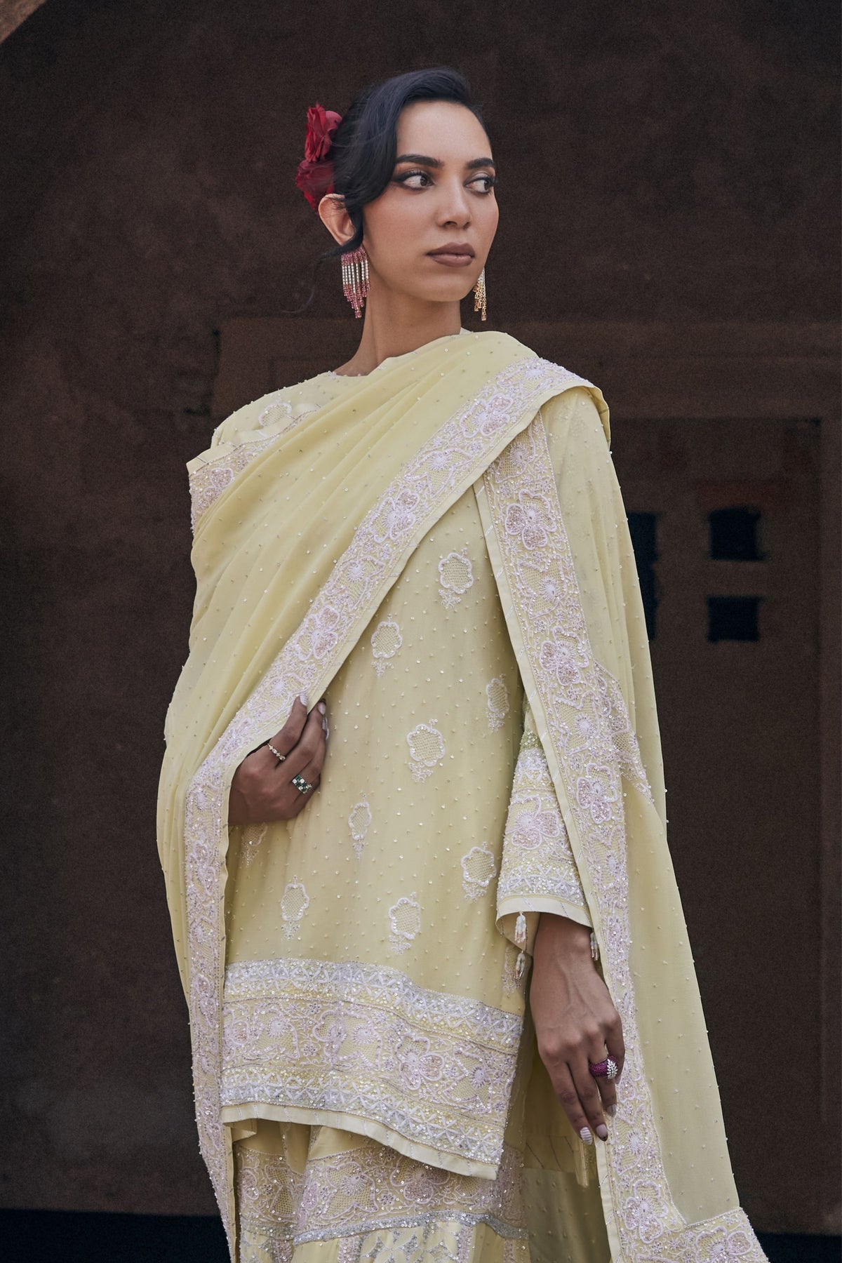 Naira Sharara Set