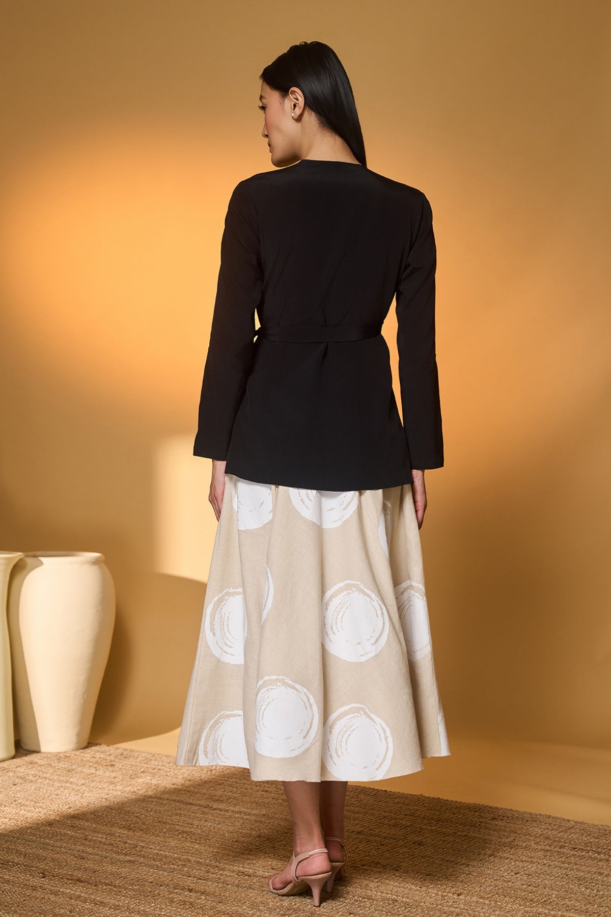 Midnight Stag Skirt Set