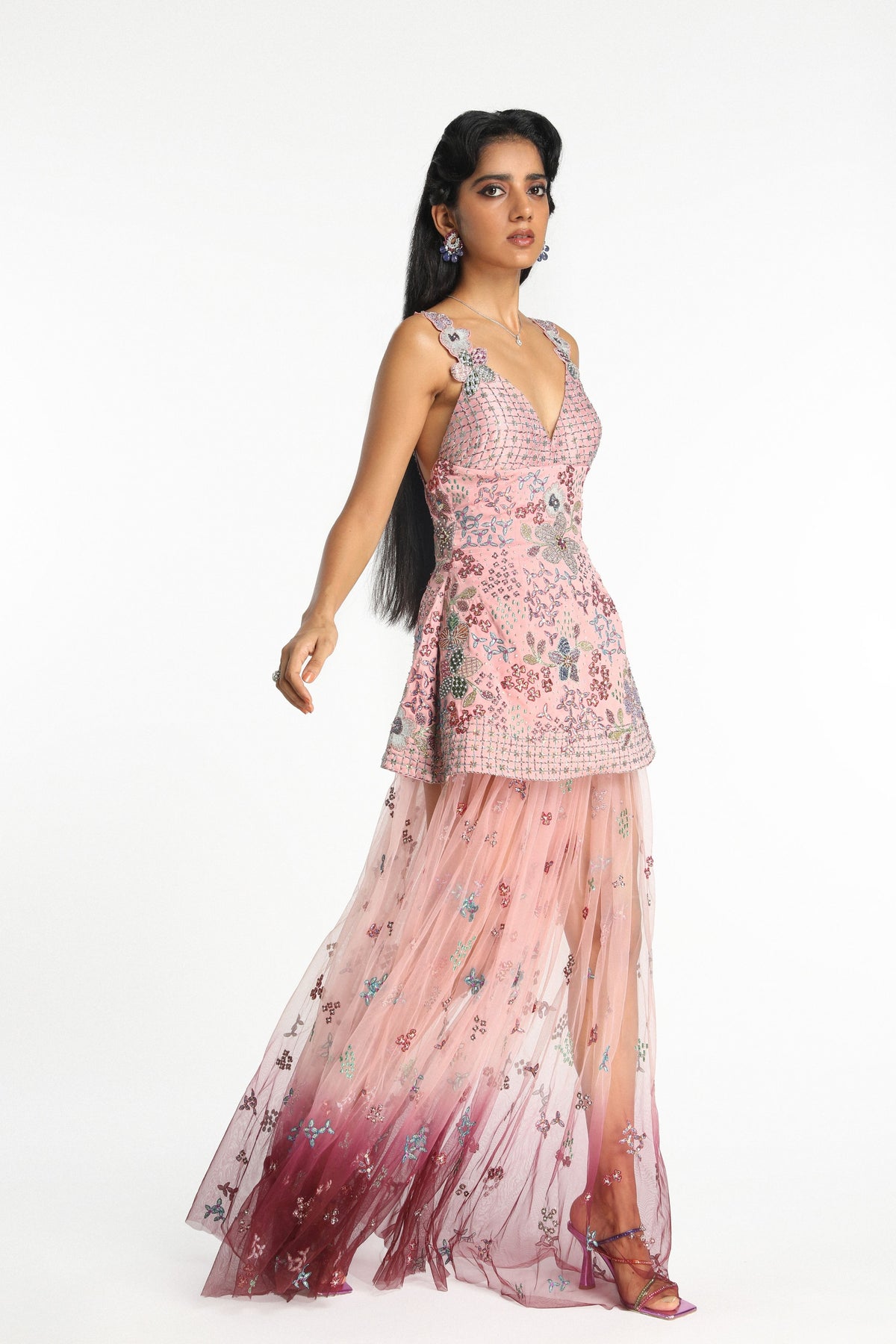 Silene Pink Skirt Set