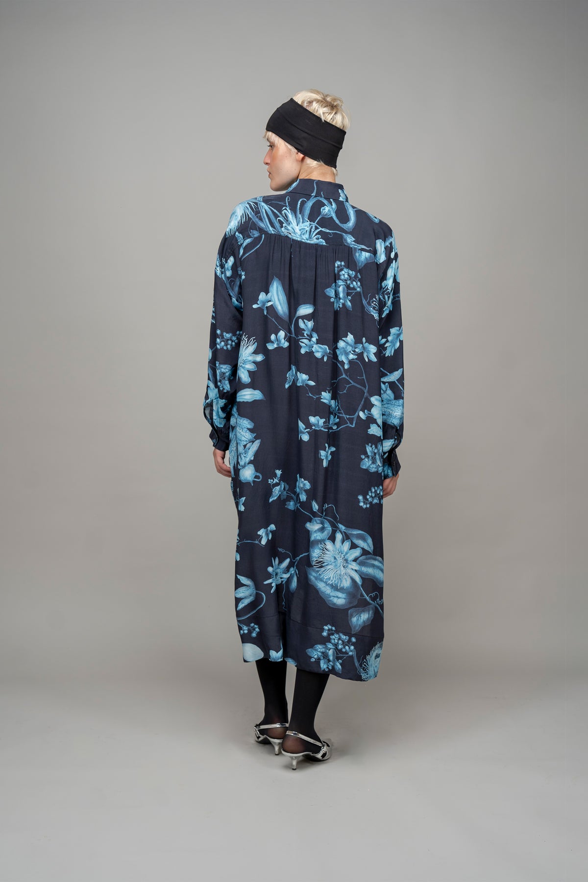 Aurora Borealis High Low Shirt Dress