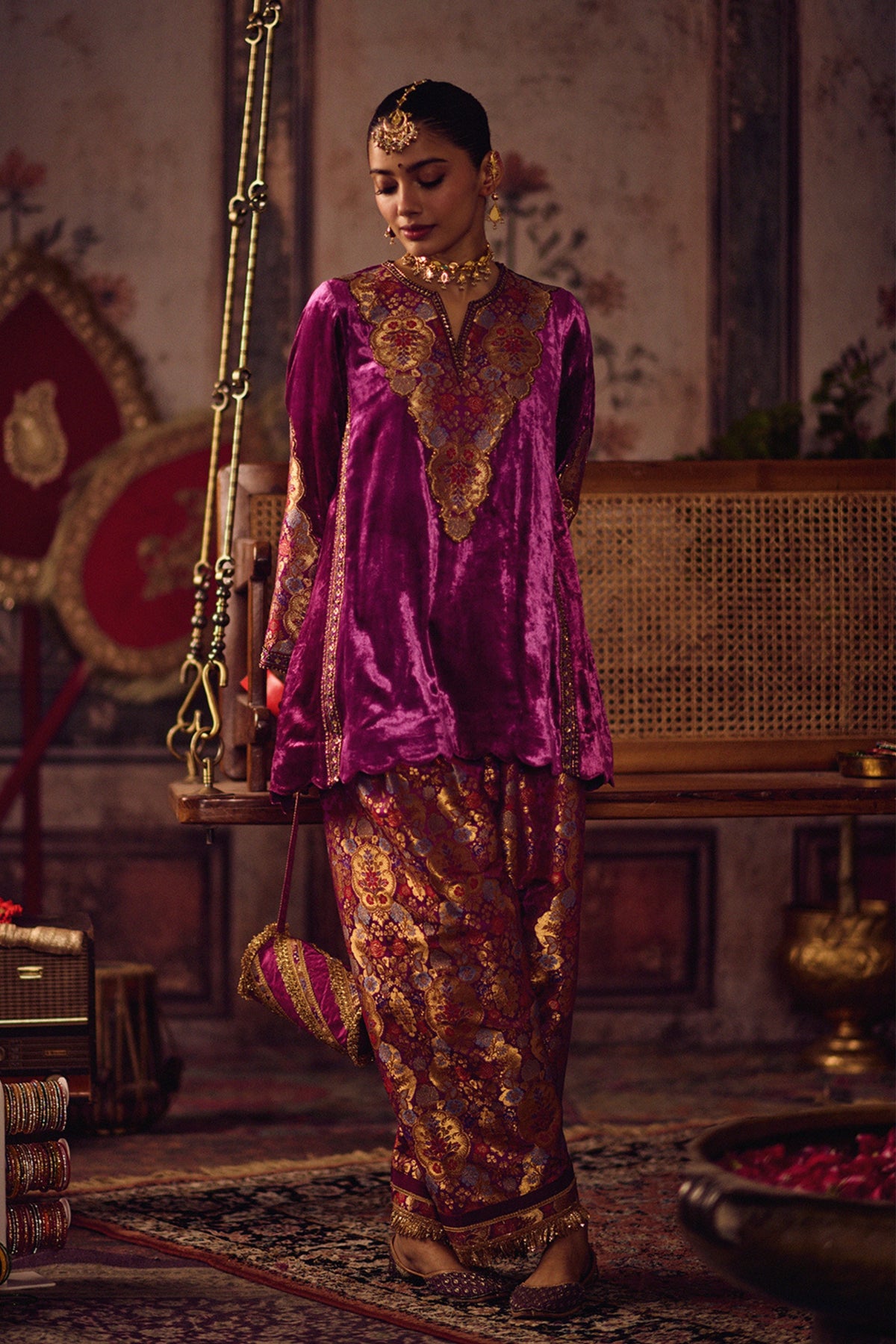 Gul Rang Kheem Khaab Kurta Set