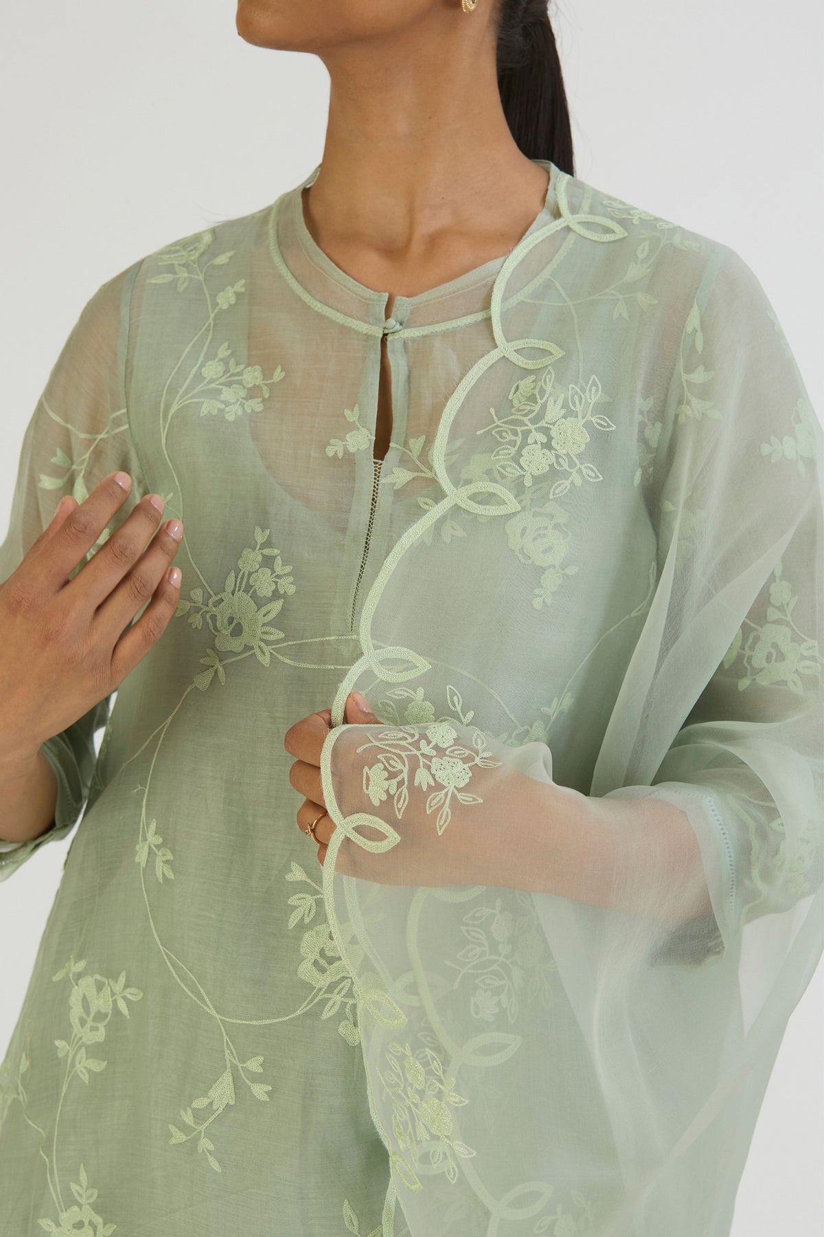 Blue Bela Dupatta
