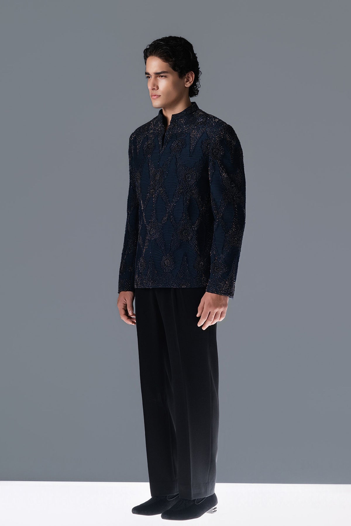 Auric Rhythm Bandhgala Set