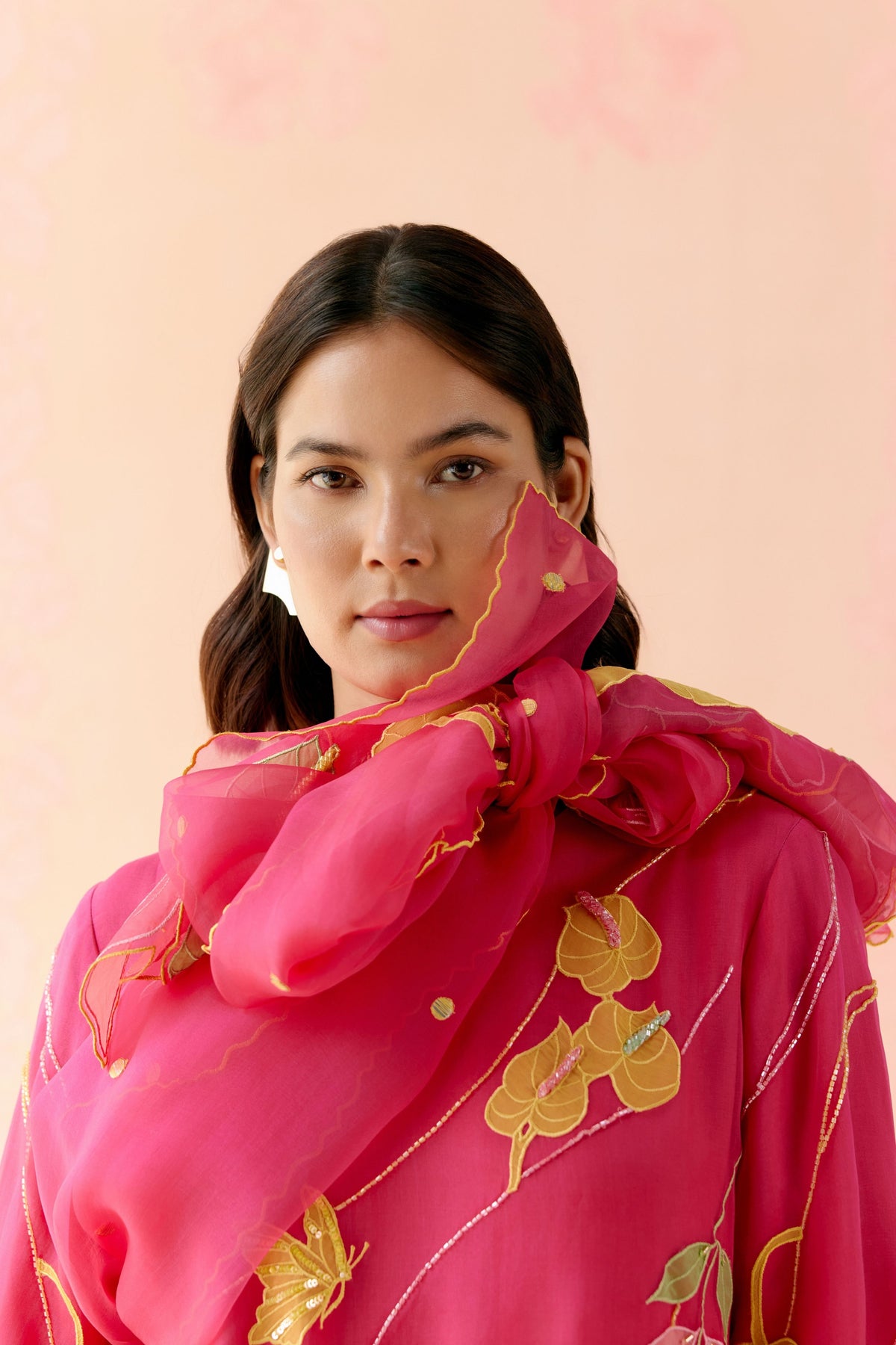 Hot Pink Kurta Set