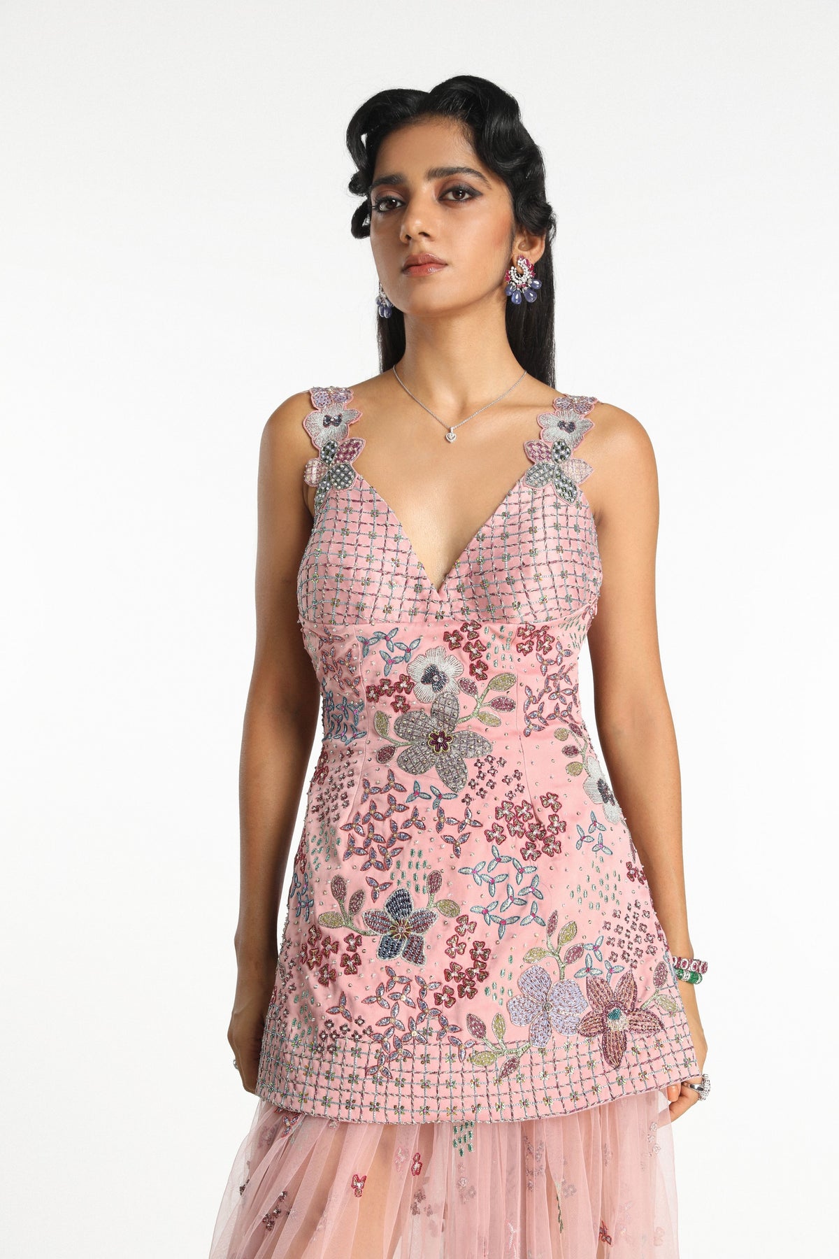 Silene Pink Skirt Set