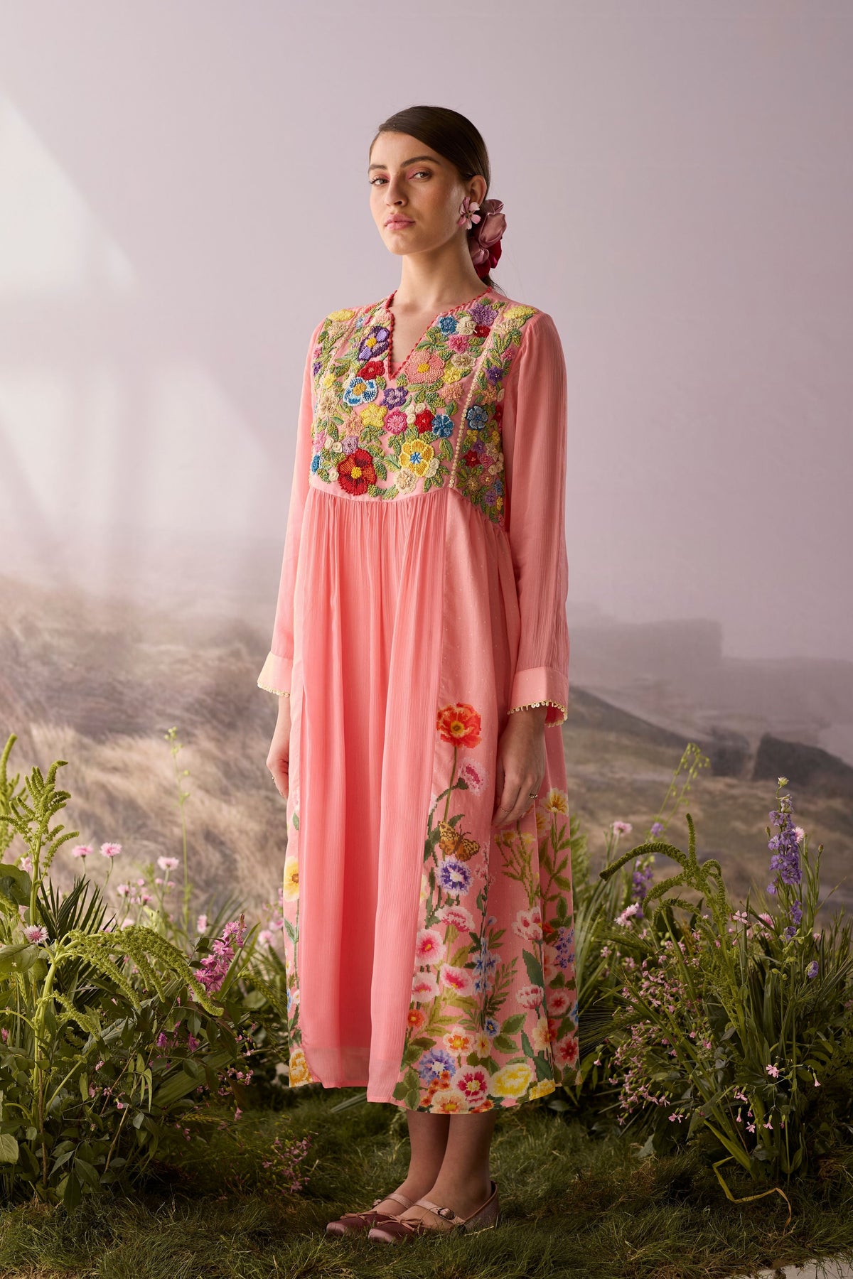 Rose Beaded Dress