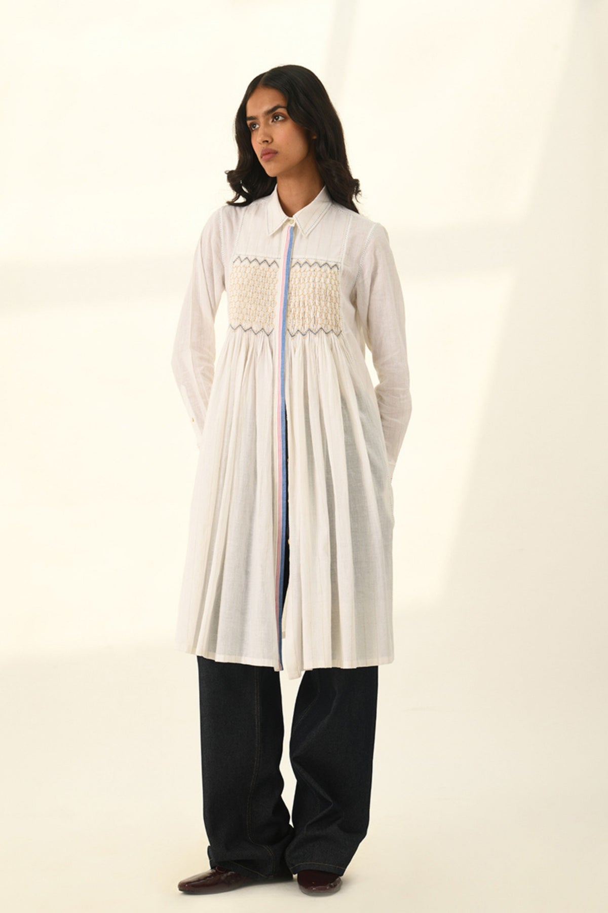 Sertata Smocking Tunic