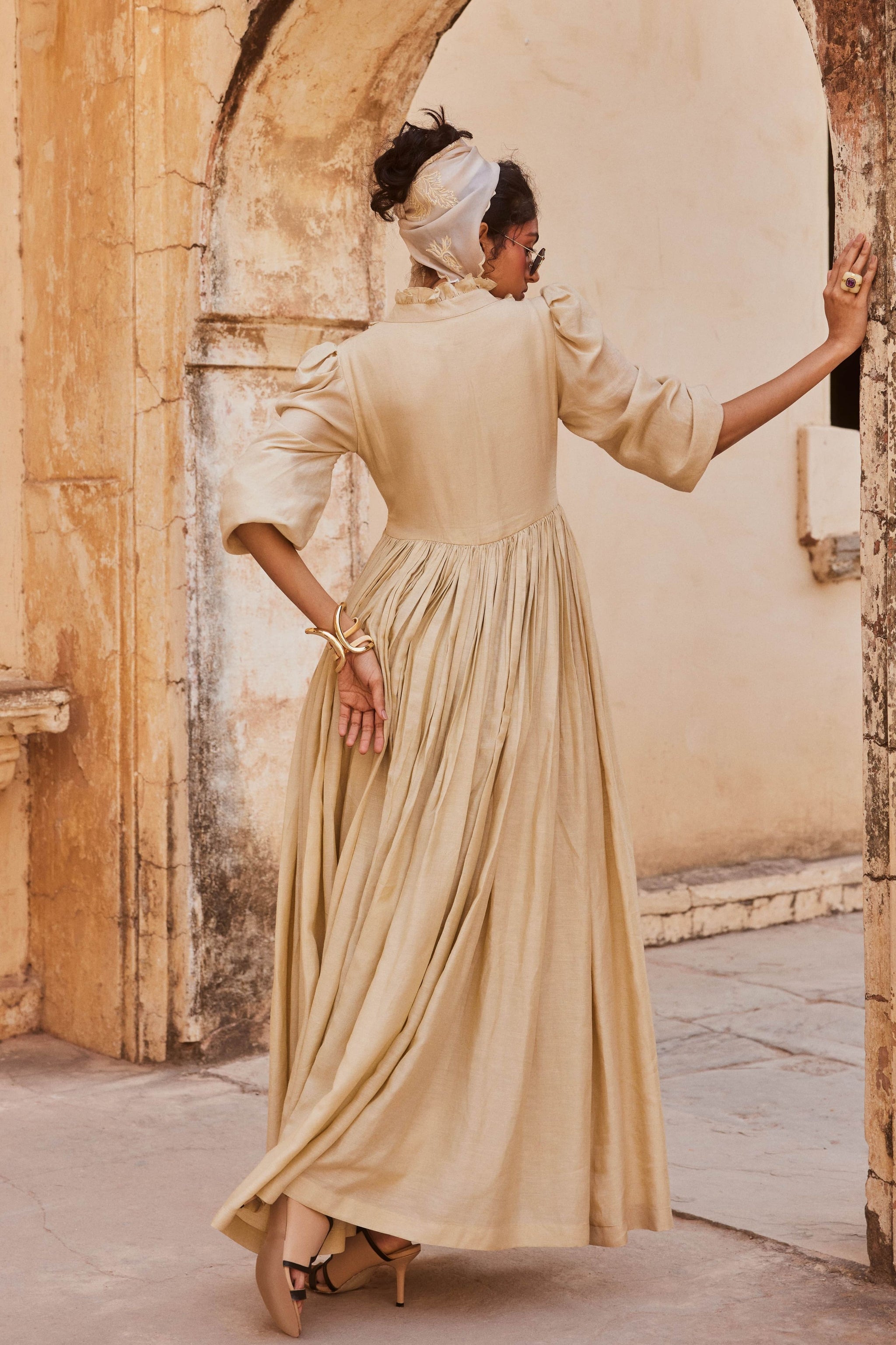 Maxi Dress Featuring Beautiful Frill Detailing