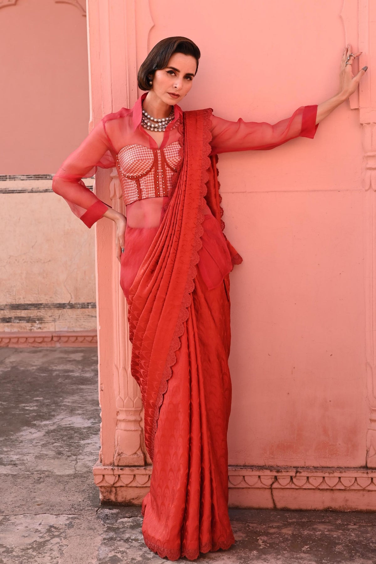 O Haseena Tanchoi Saree