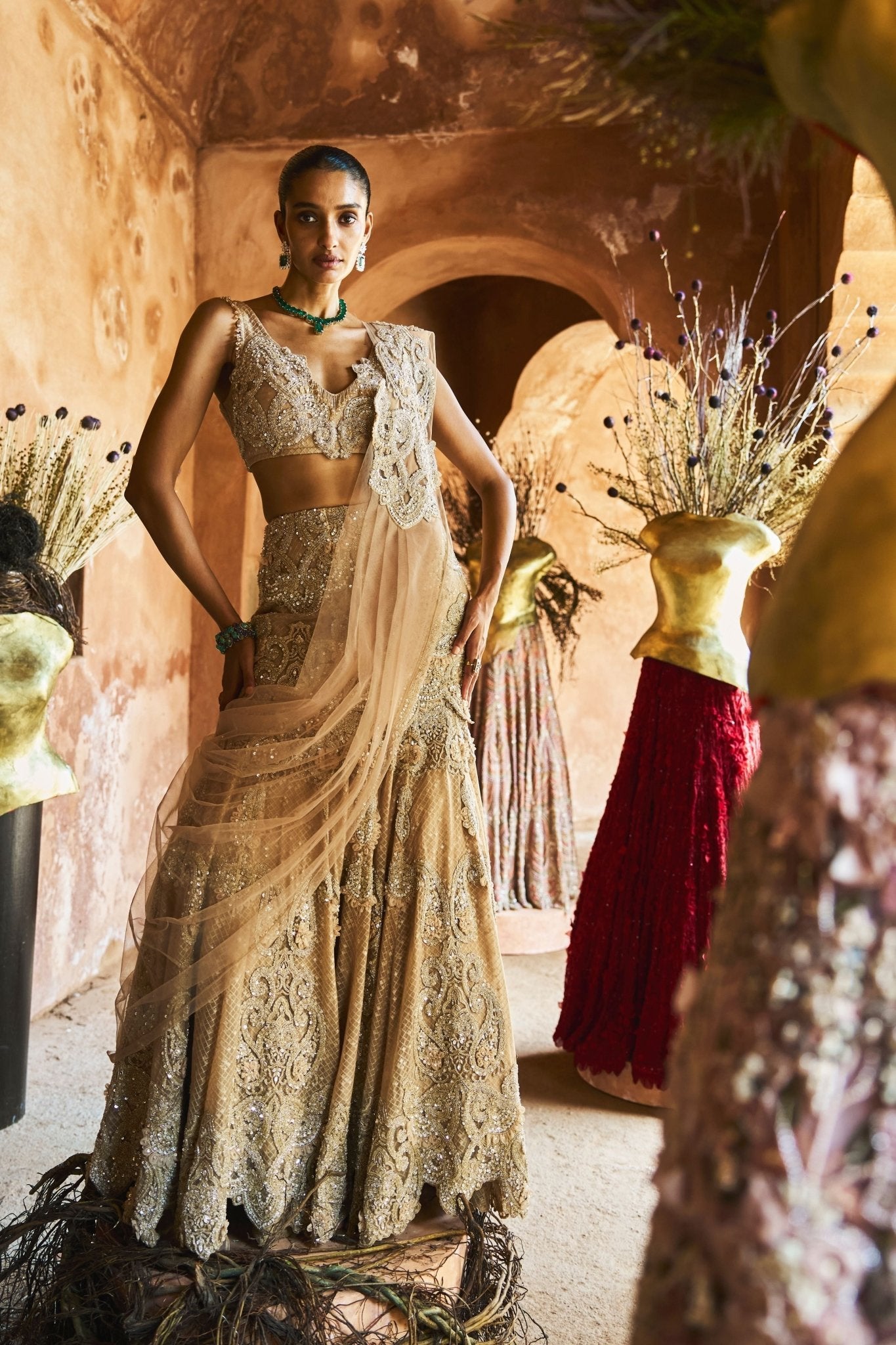 Dawnlight Lehenga Set - Ridhima Bhasin - Elahe