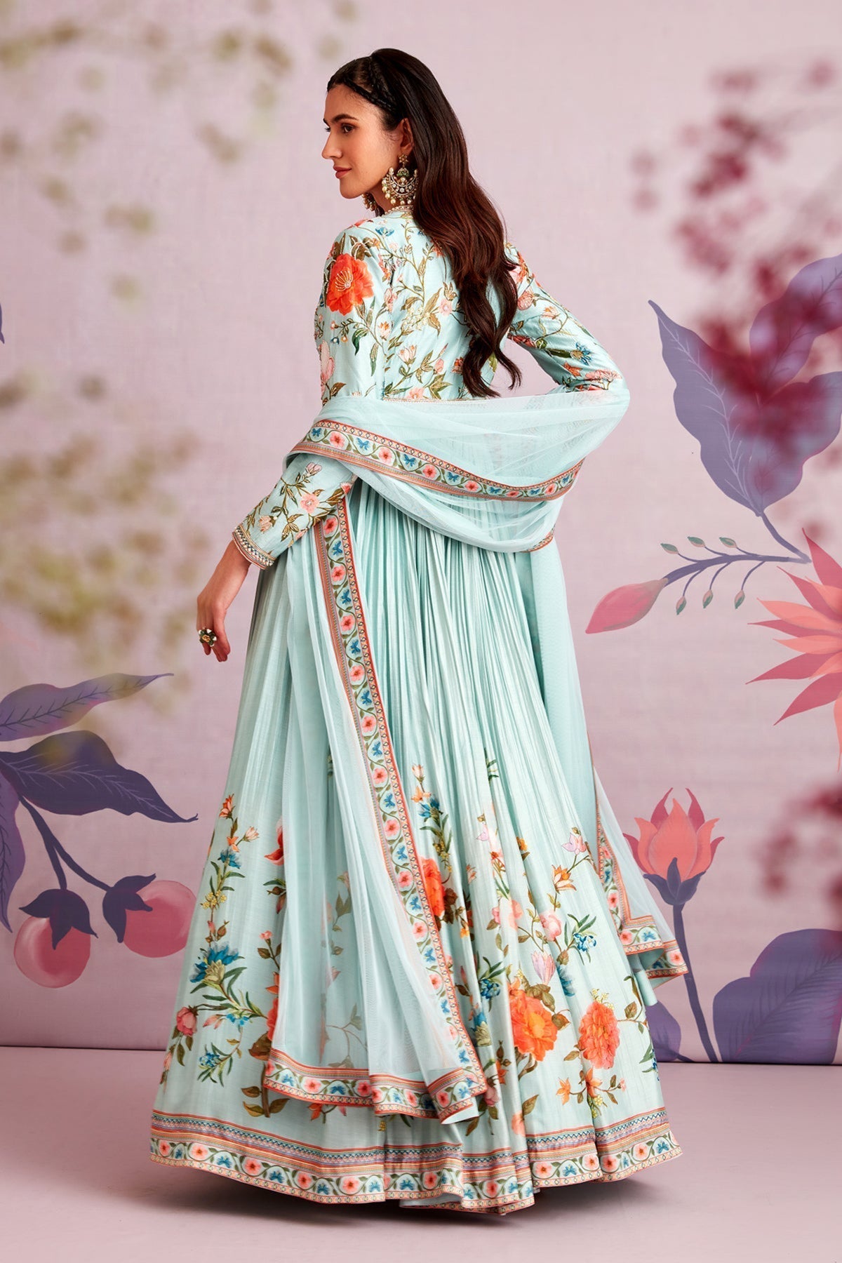 Flora anarkali set