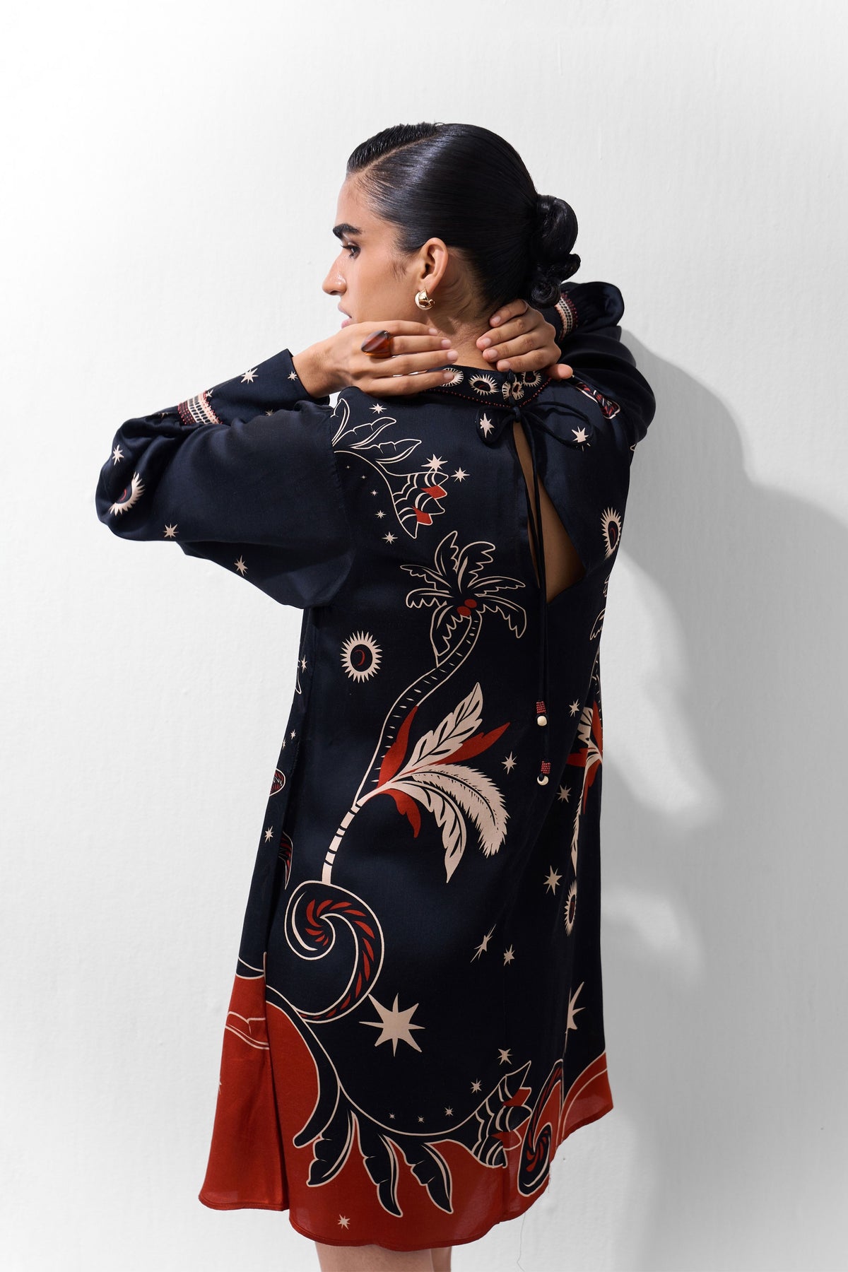Amber Mini Nocturnal Jungle Dress