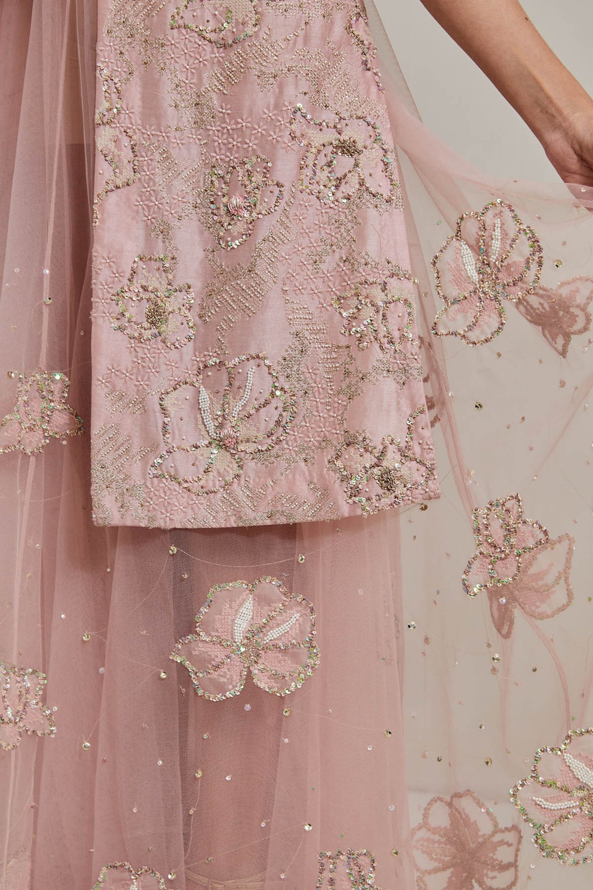 Longline Glimmer Skirt Set