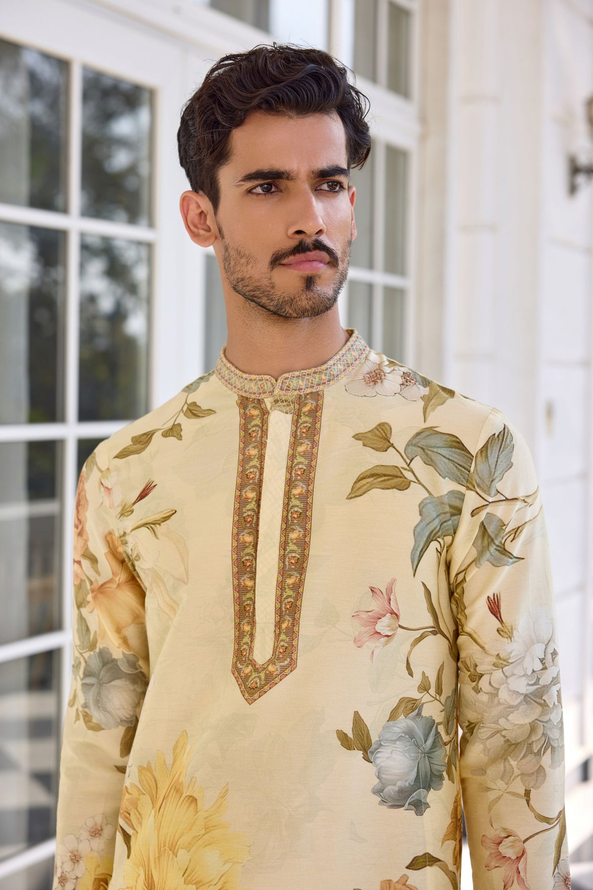 Faiza Ivory Kurta Set