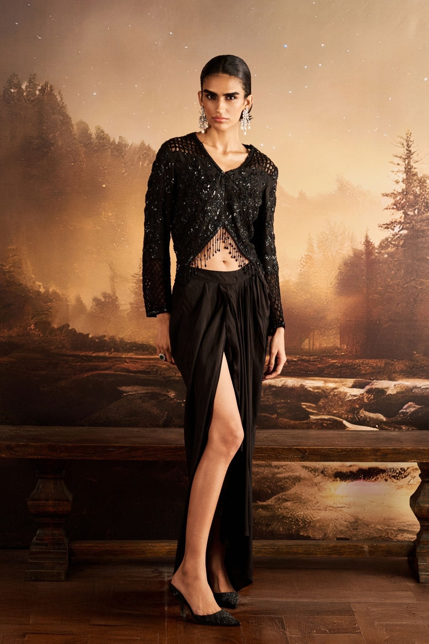 Lyra Jacket Set - Rococo - Elahe