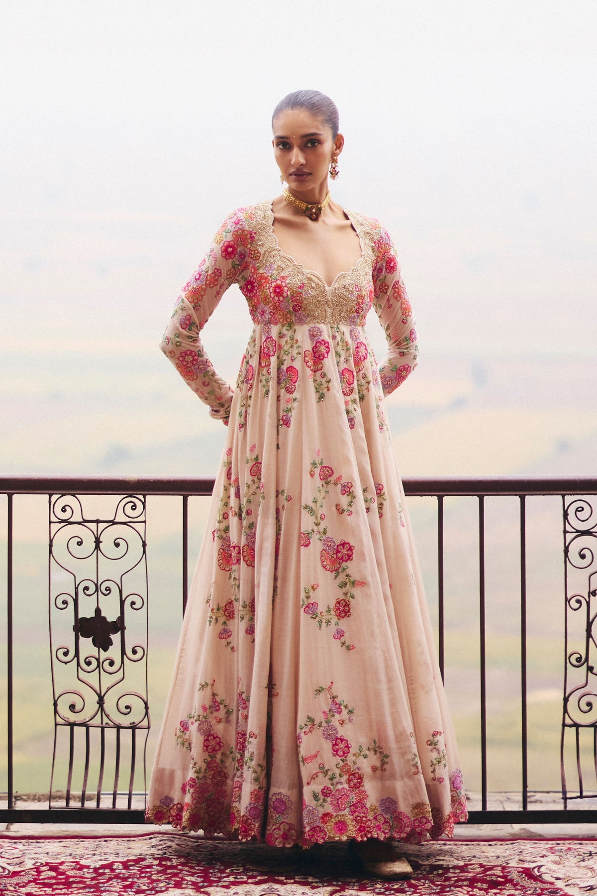 Valli Anarkali Set