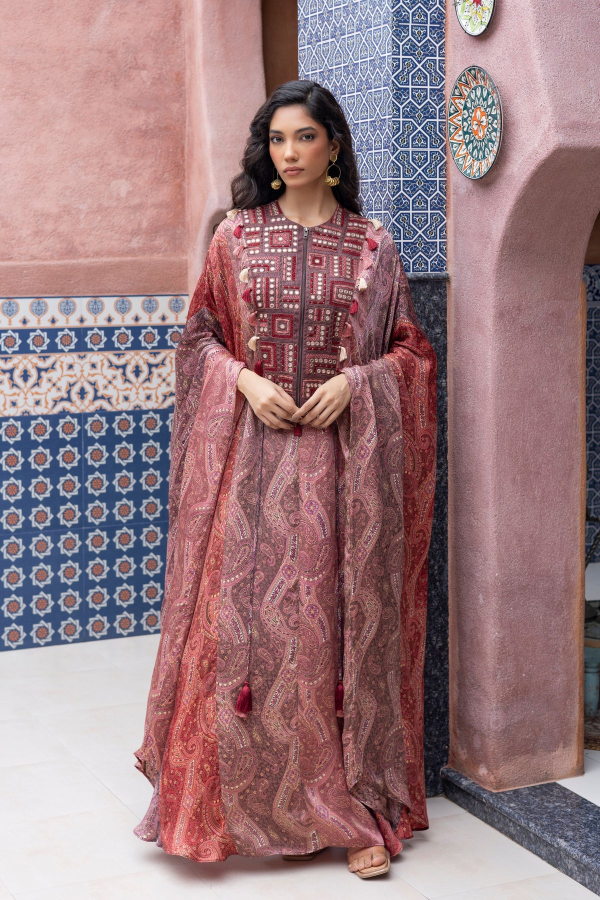 Paisley Printed Kaftan