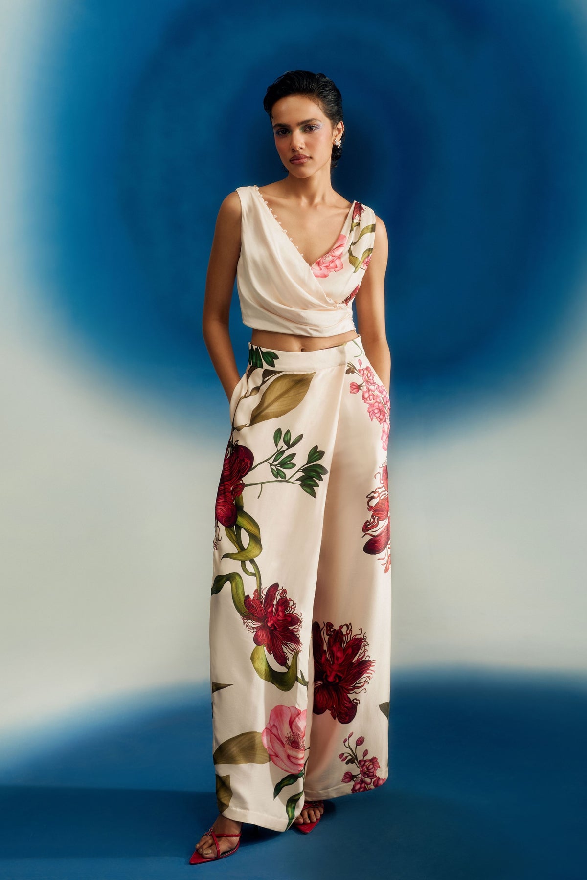 Drape Satin Top