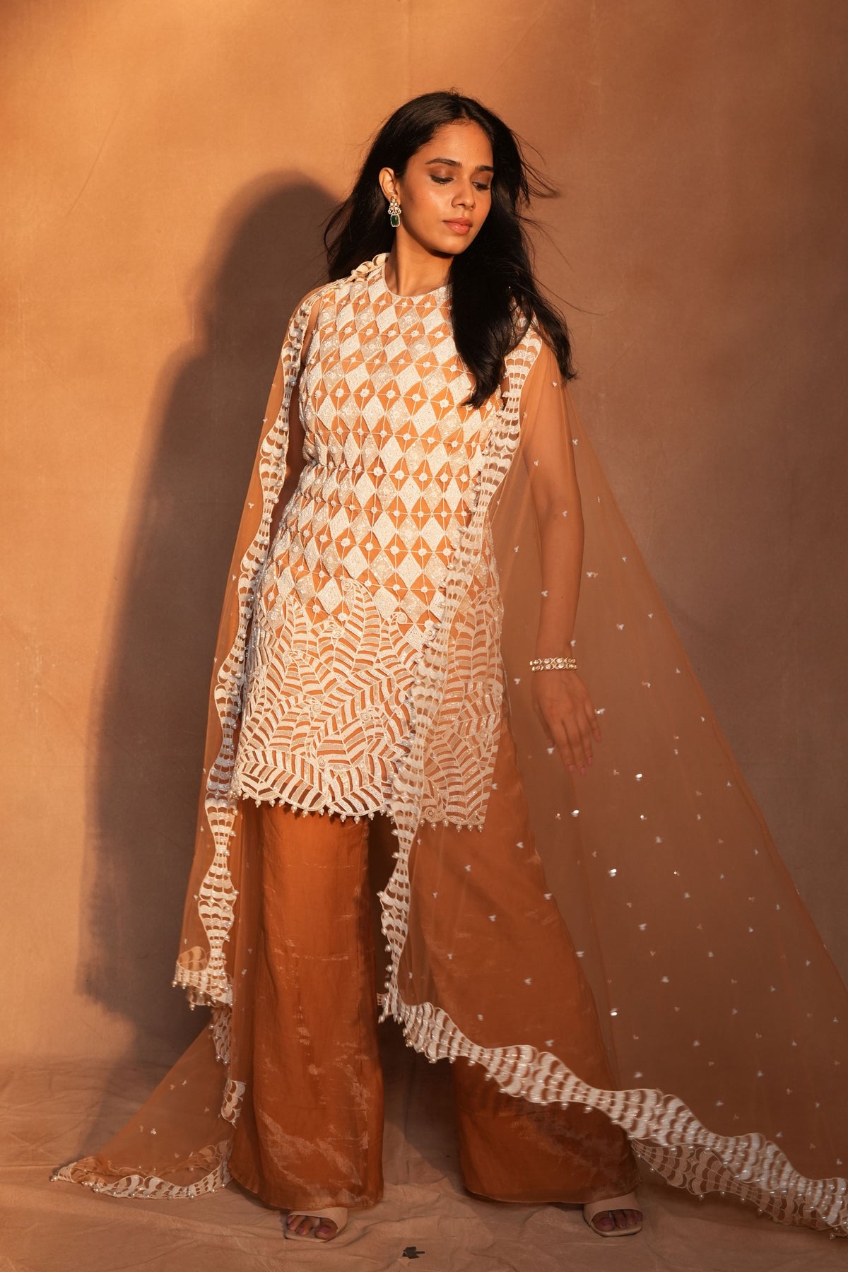 Brown Kurta Set