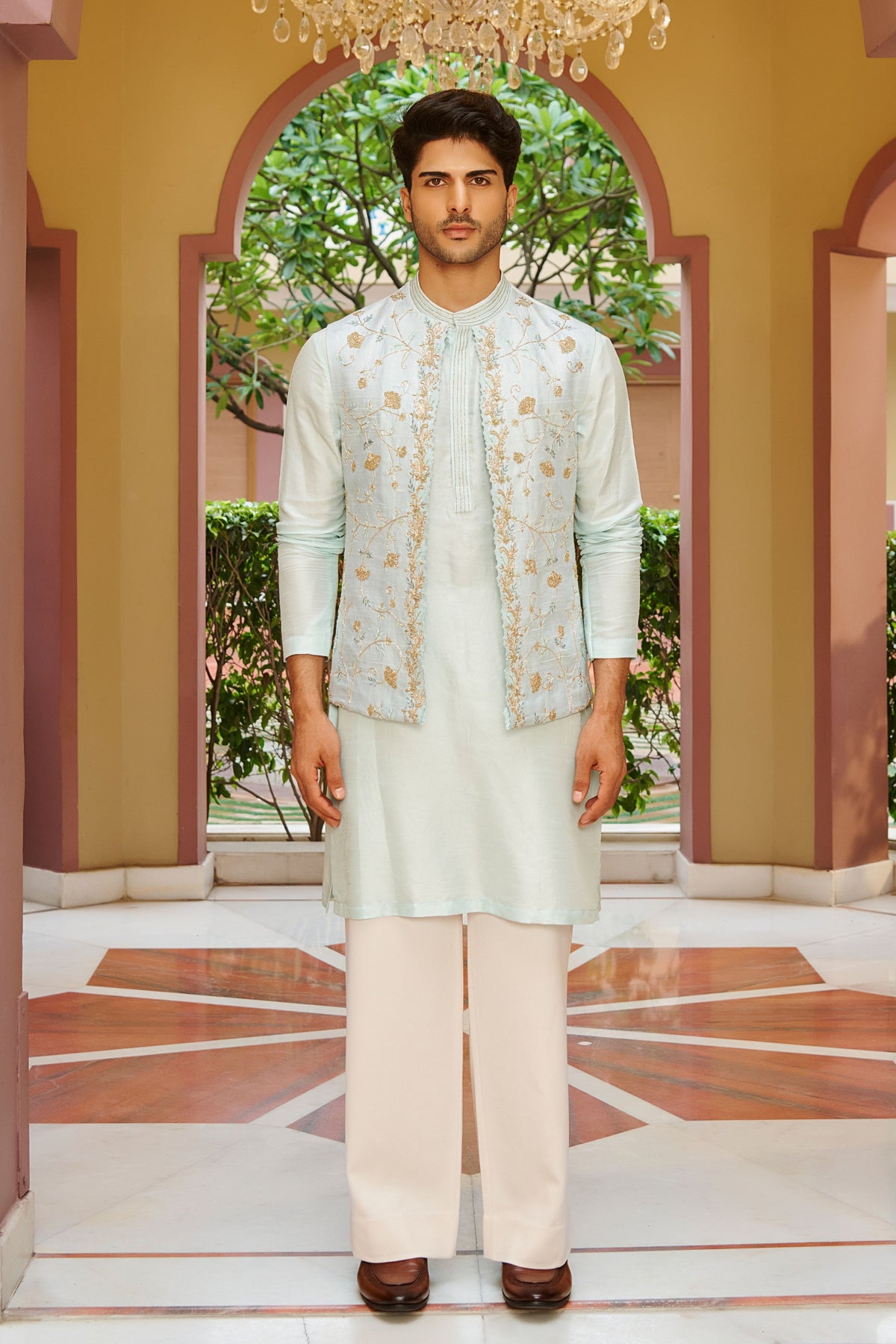 Gazal Nehru Jacket Set