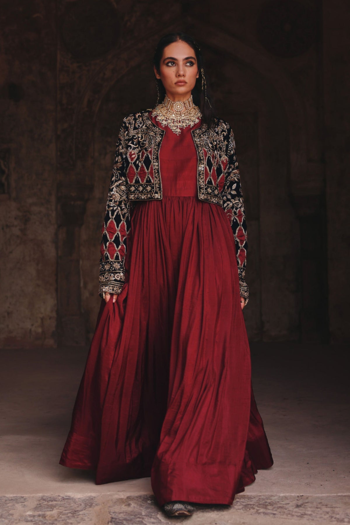 Mehtaab Anarkali Set