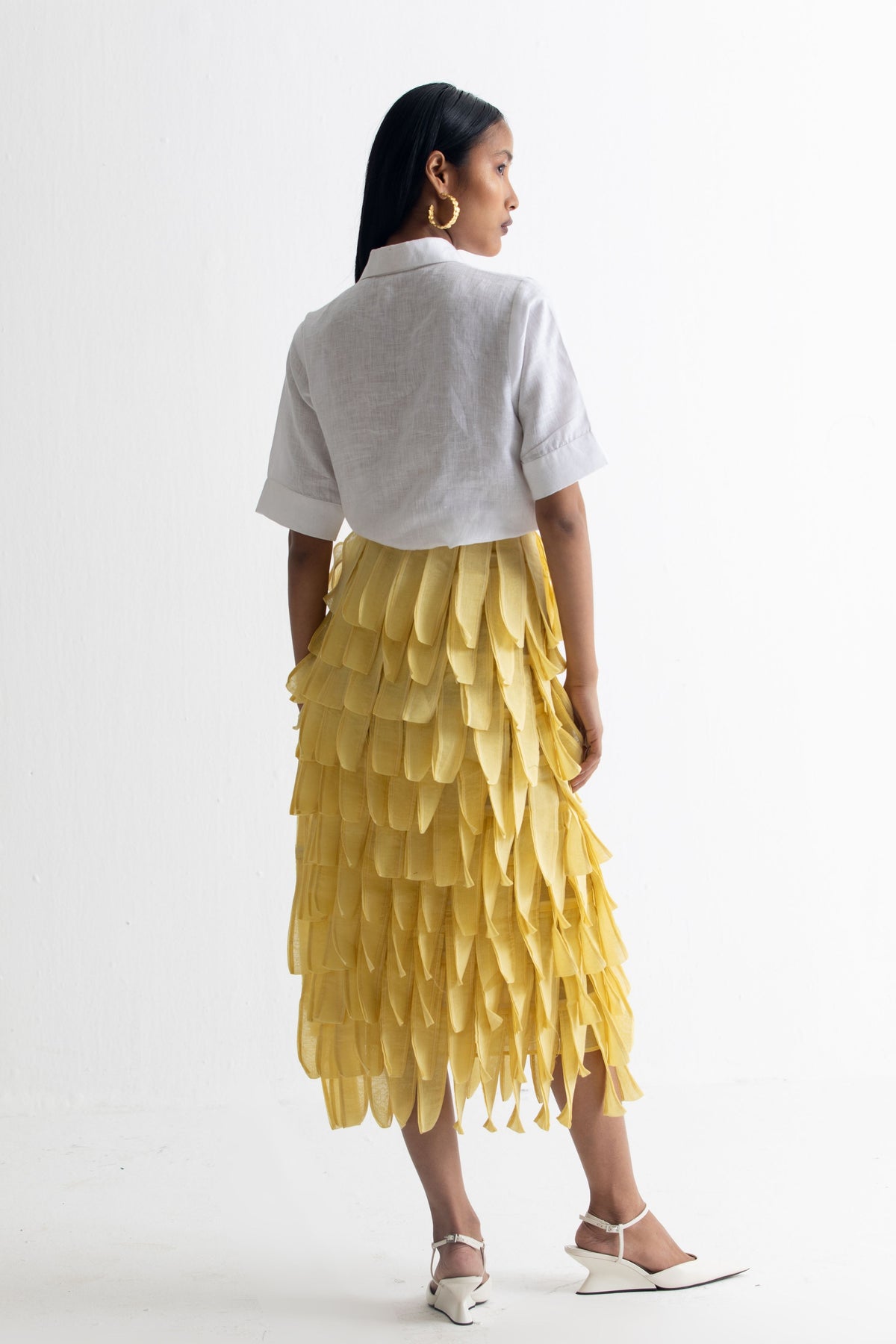 Castor Lime Yellow Skirt