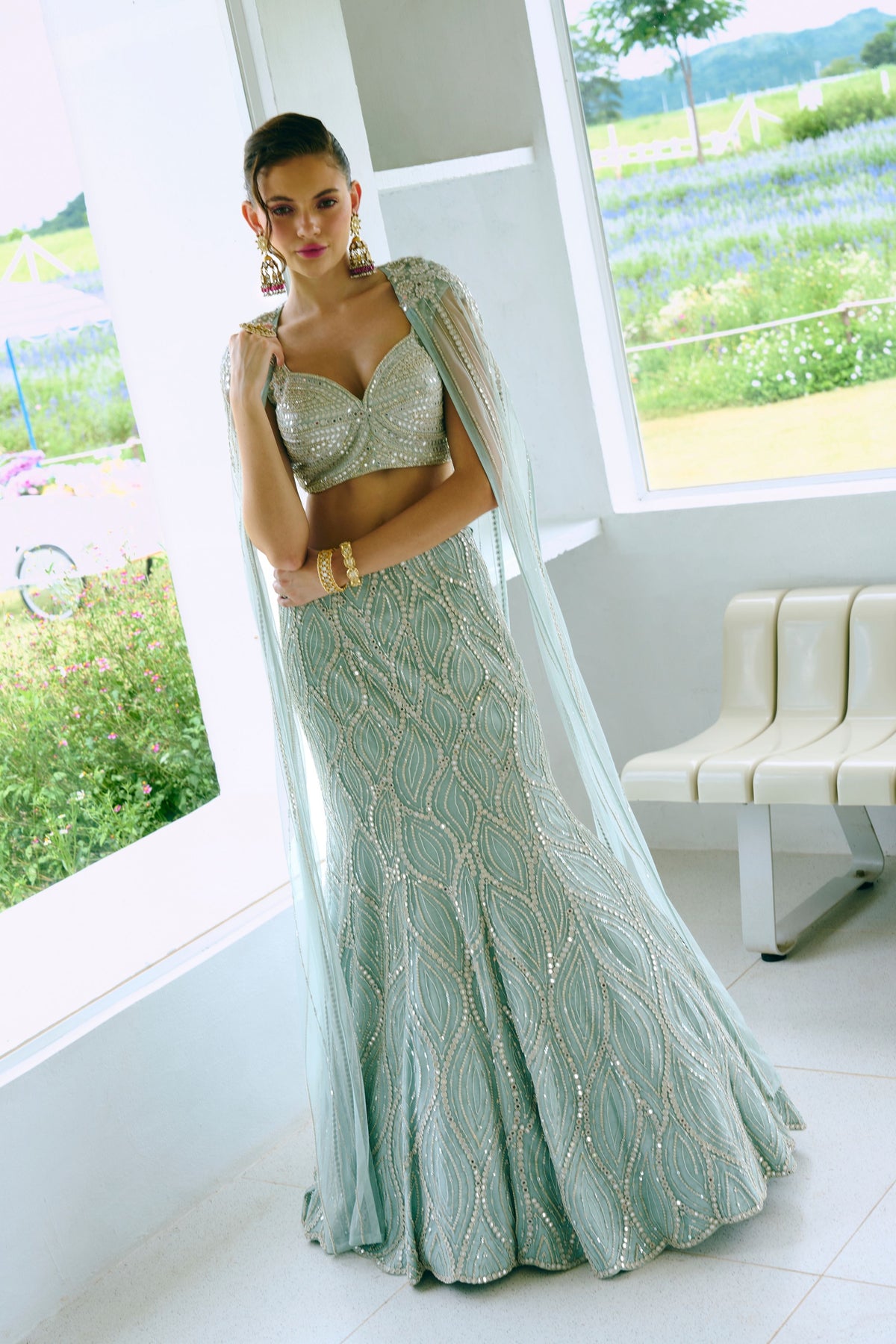 Delfa Lehenga Set