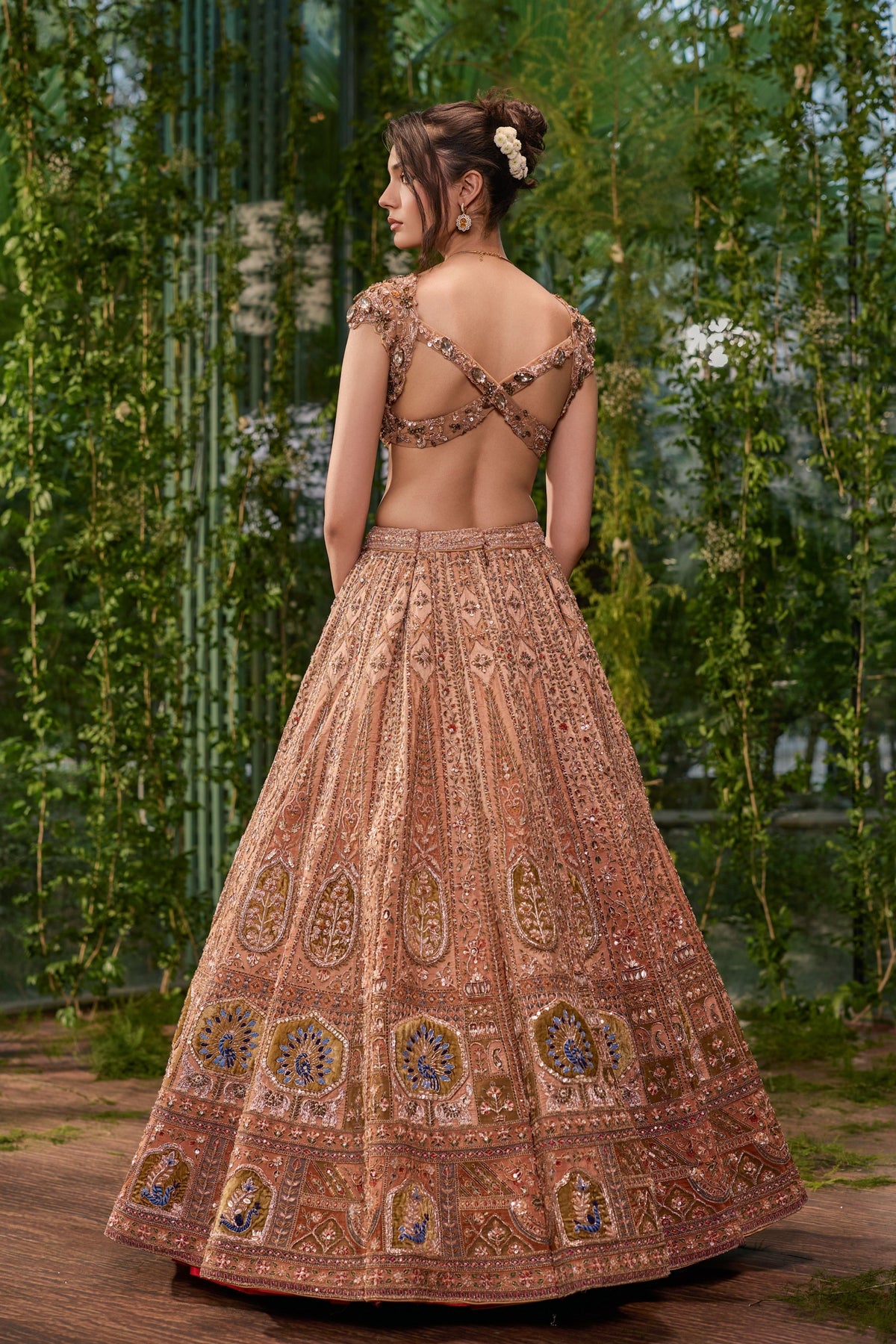 Mayur Mukut Lehenga Set