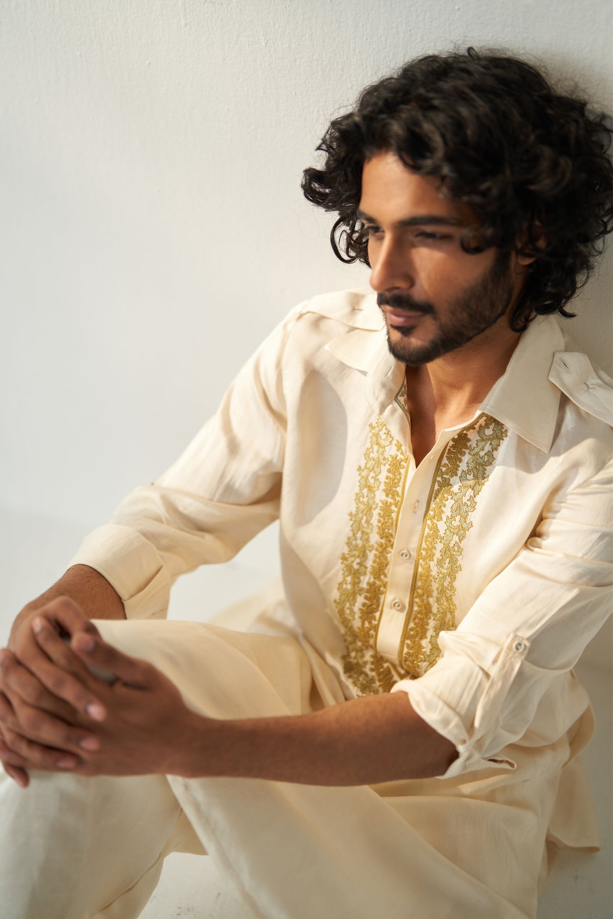 Ivory Mehul Pathani Set