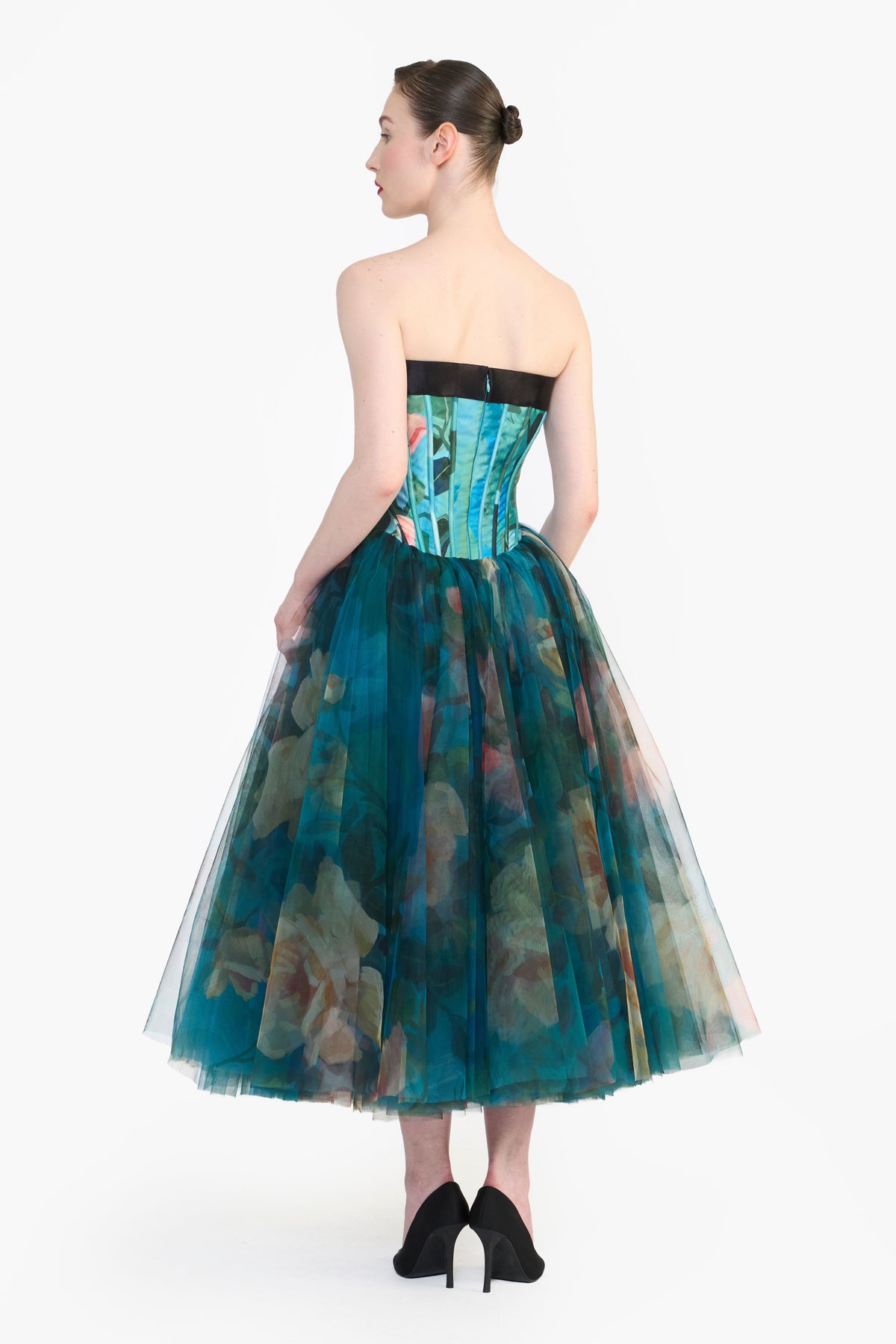 Panelled Corseted Midi