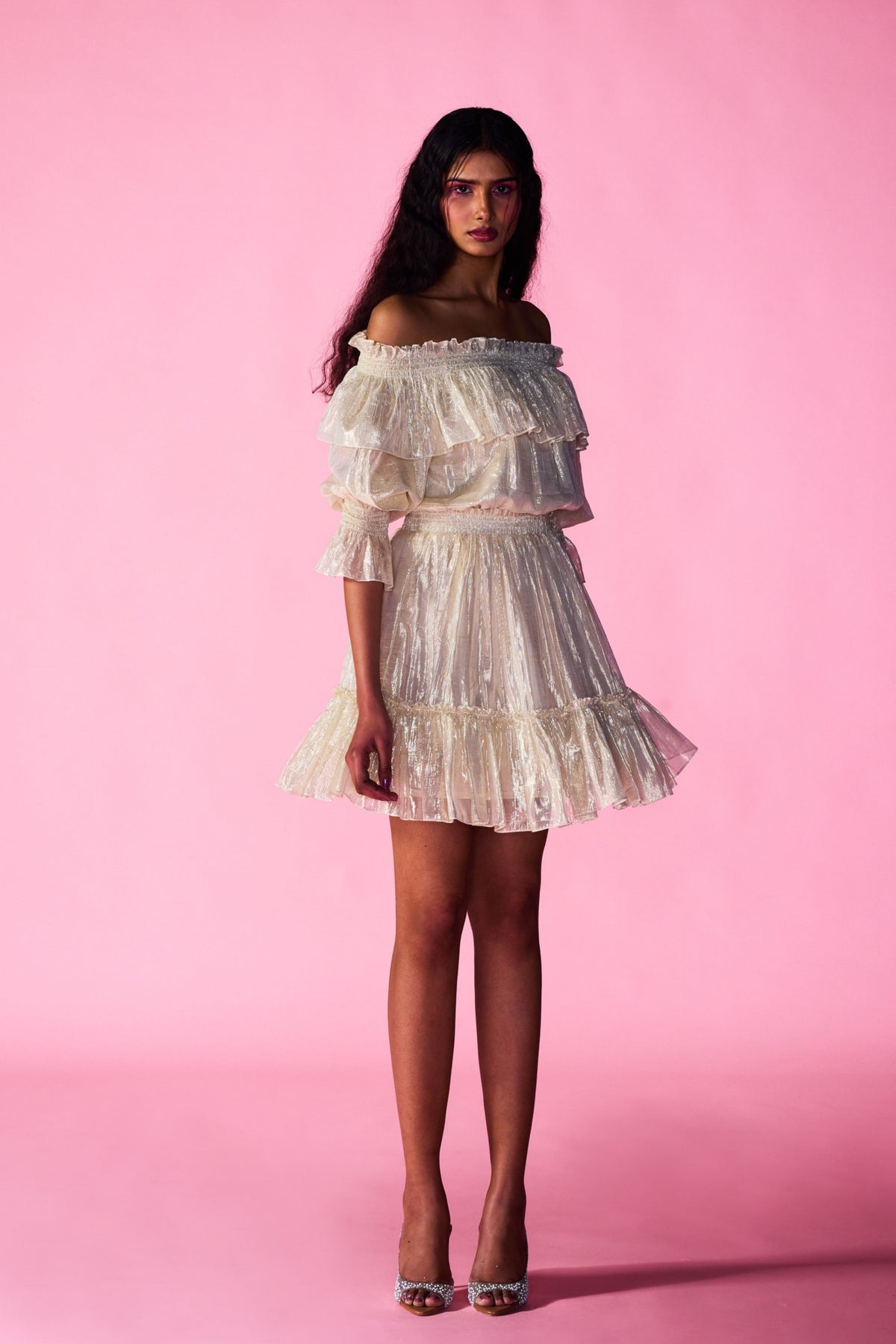 Sunkissed Romance Off Shoulder Dress