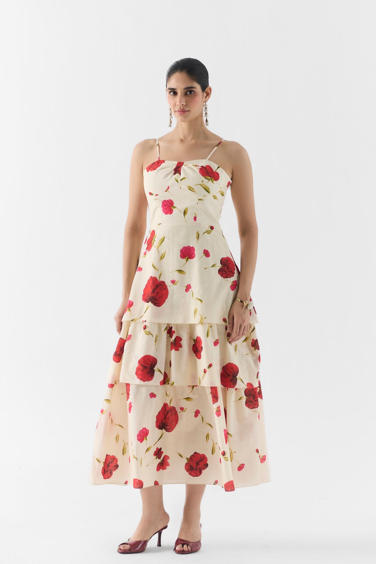Sisley Rose Bustier Dress