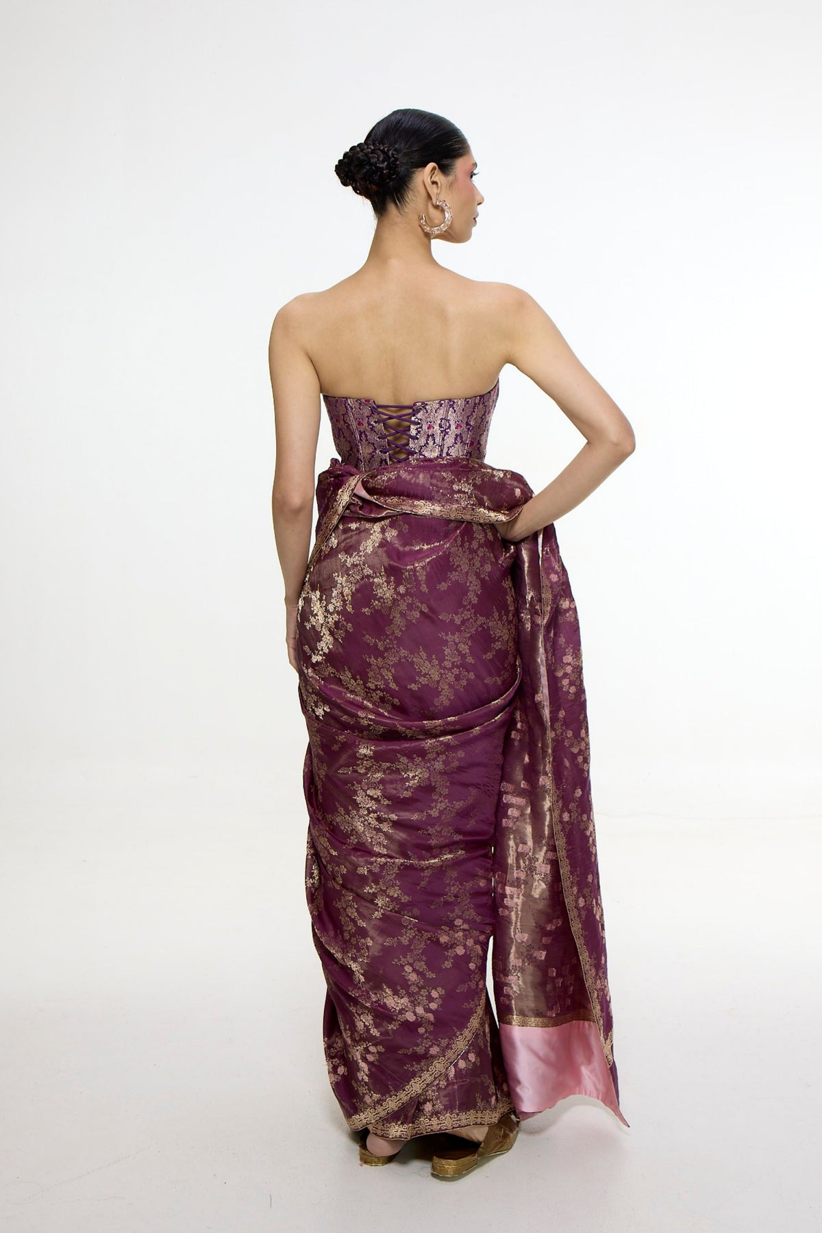 Handwoven Cocoa Brown Saree