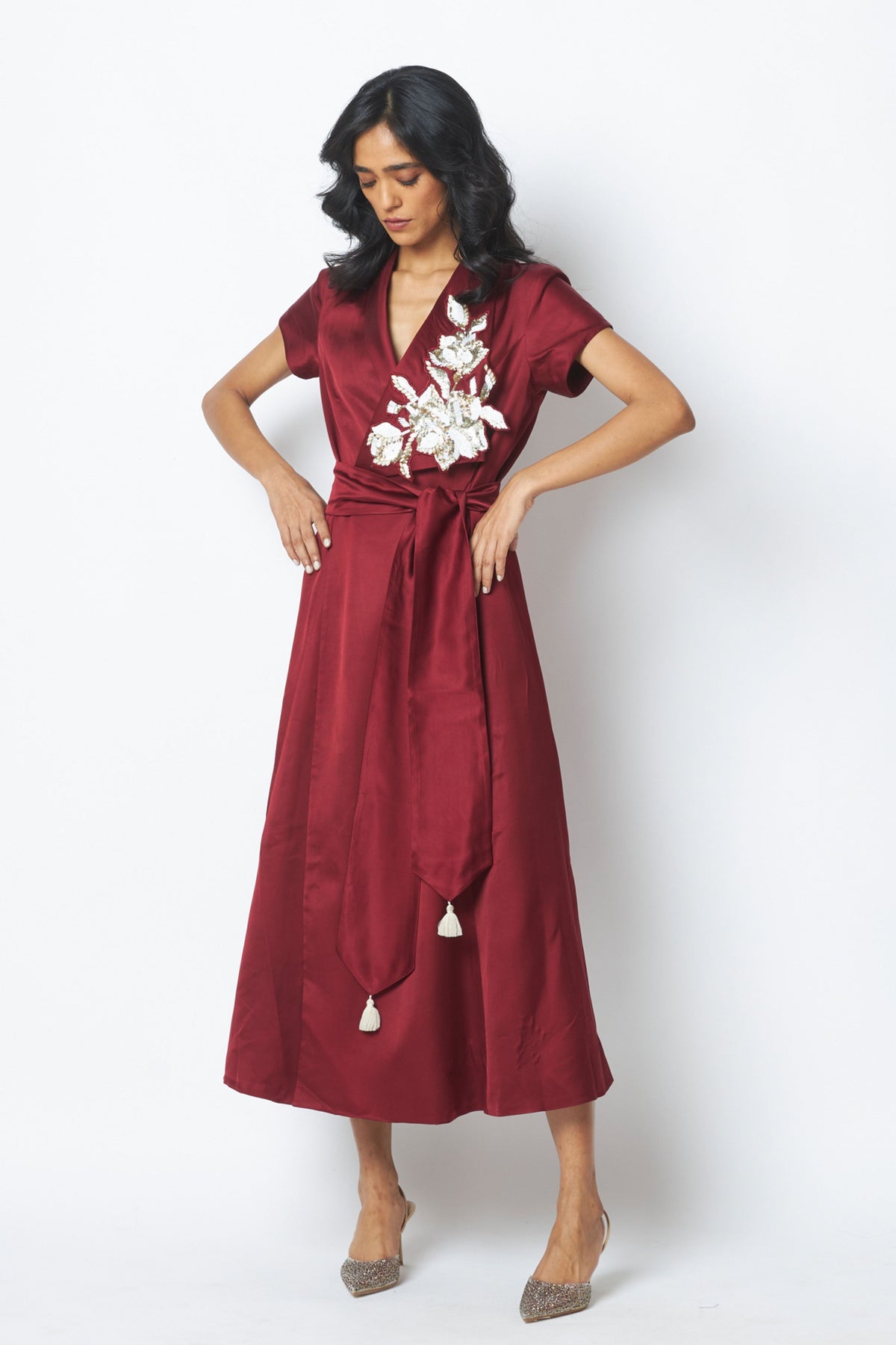 Ravena Floral Wrap Dress