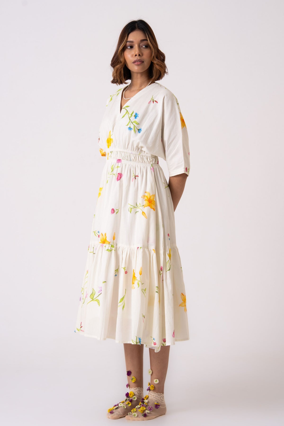 Noor Floral Elegance Dress