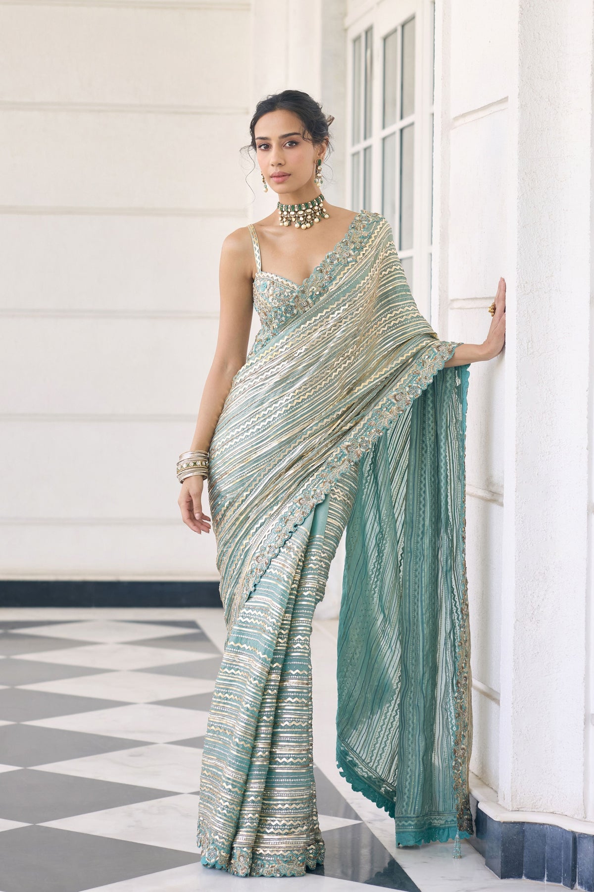 Trumpet Saree Set