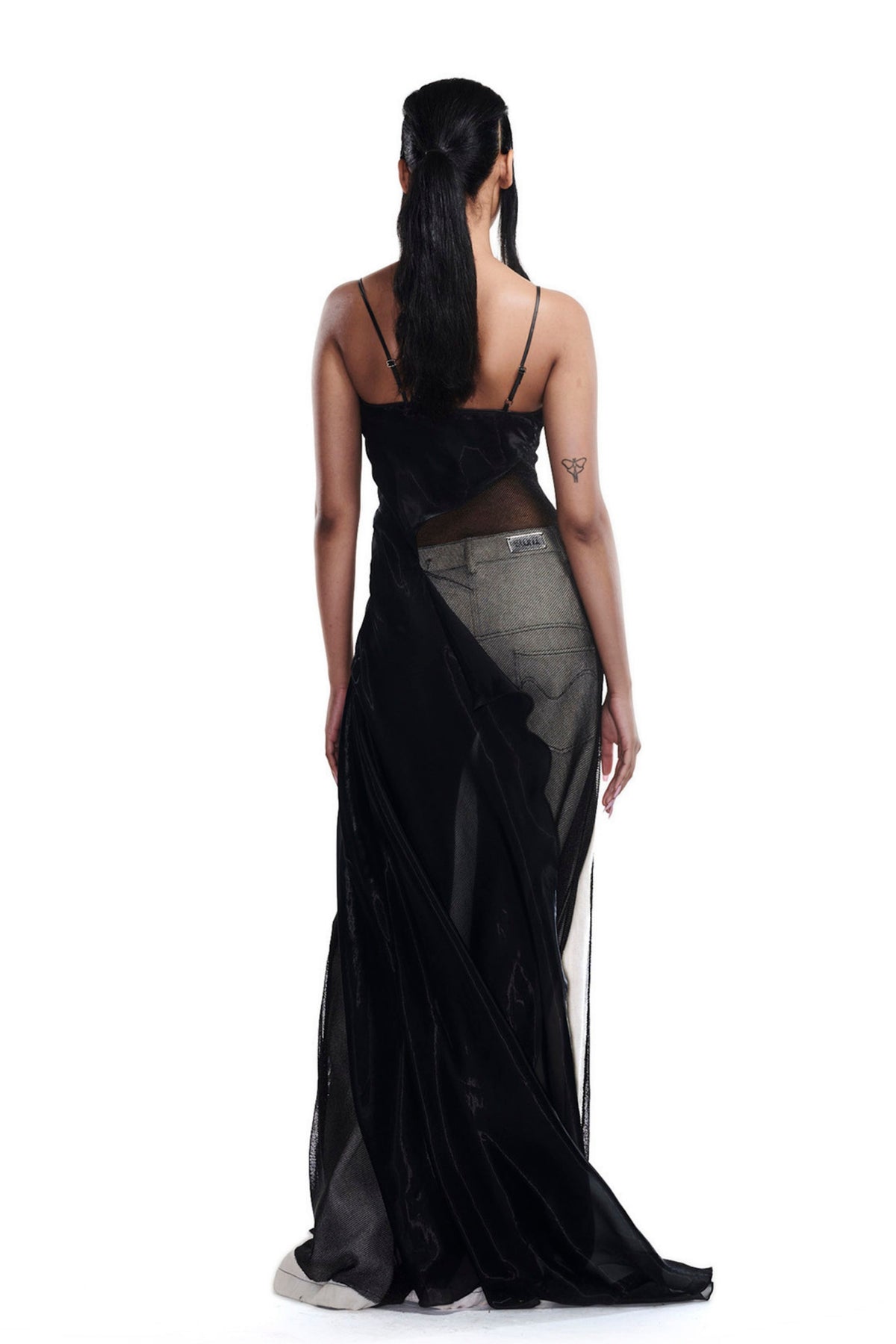 Metal Mesh Slip Dress