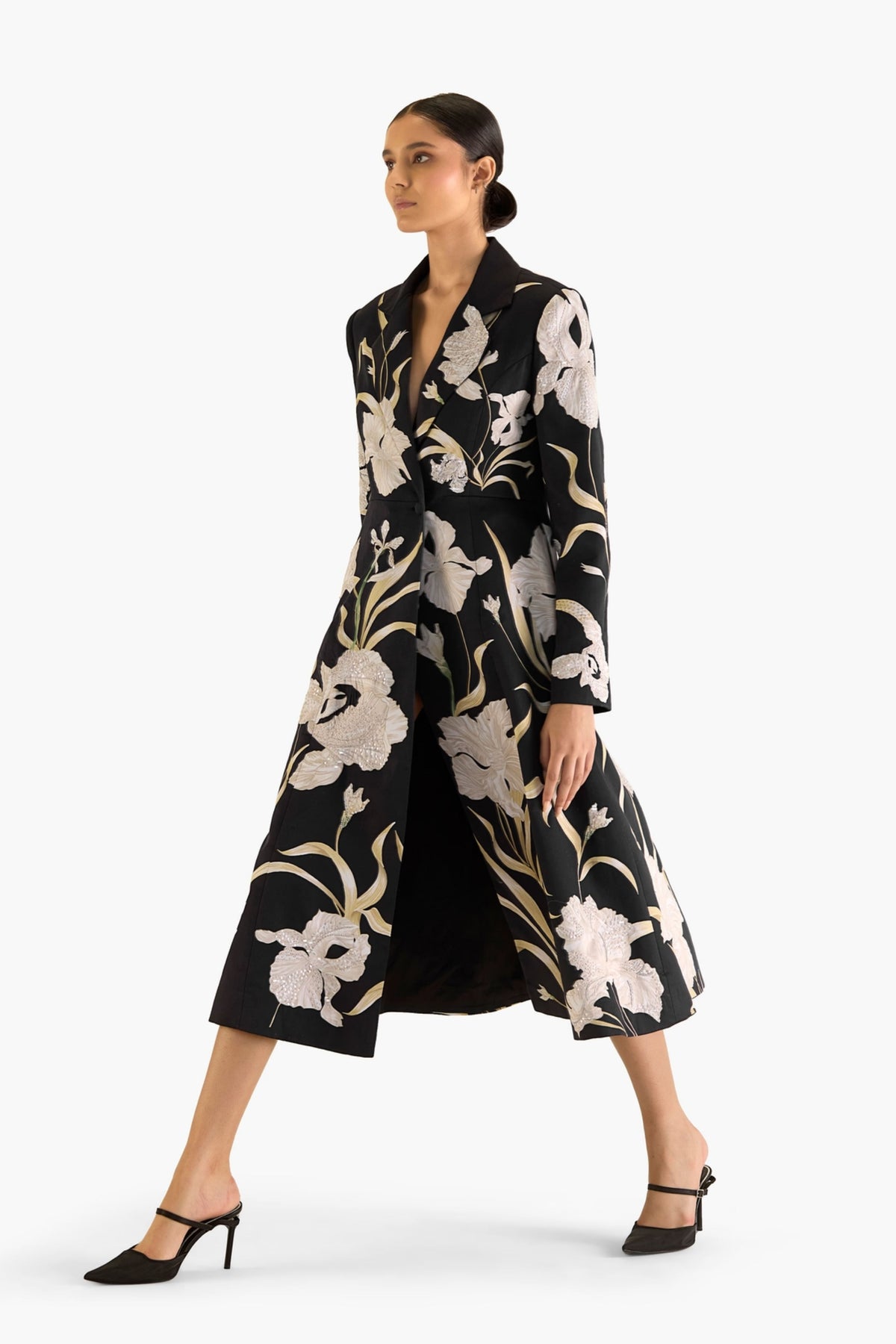 Iris Printed Trench