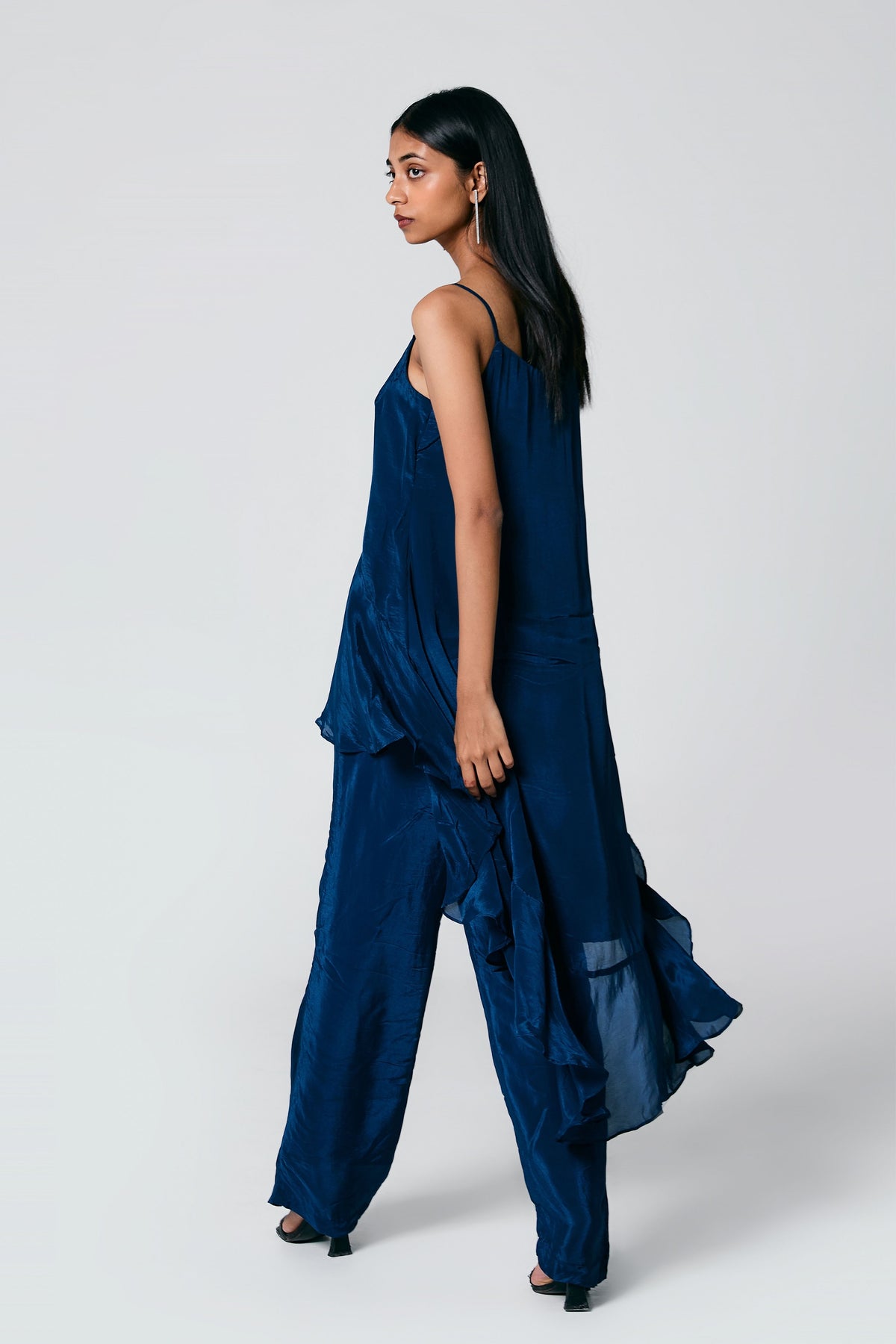 Ruffle High-Low Co-ord Set