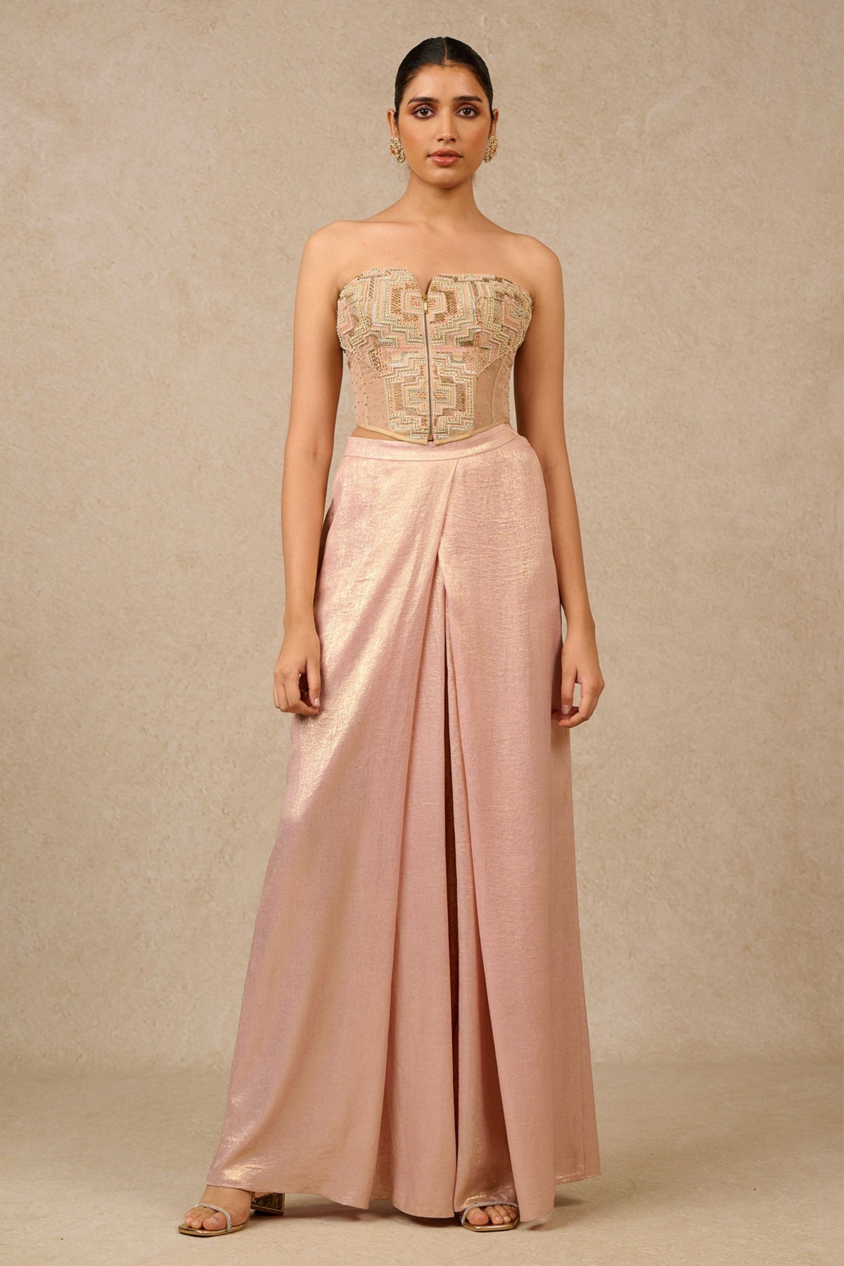 Blush Corset Co-ord Set
